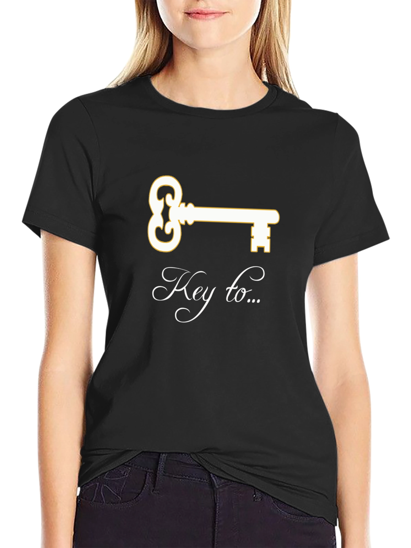 Key To T-Shirt - Black Graphic Tee