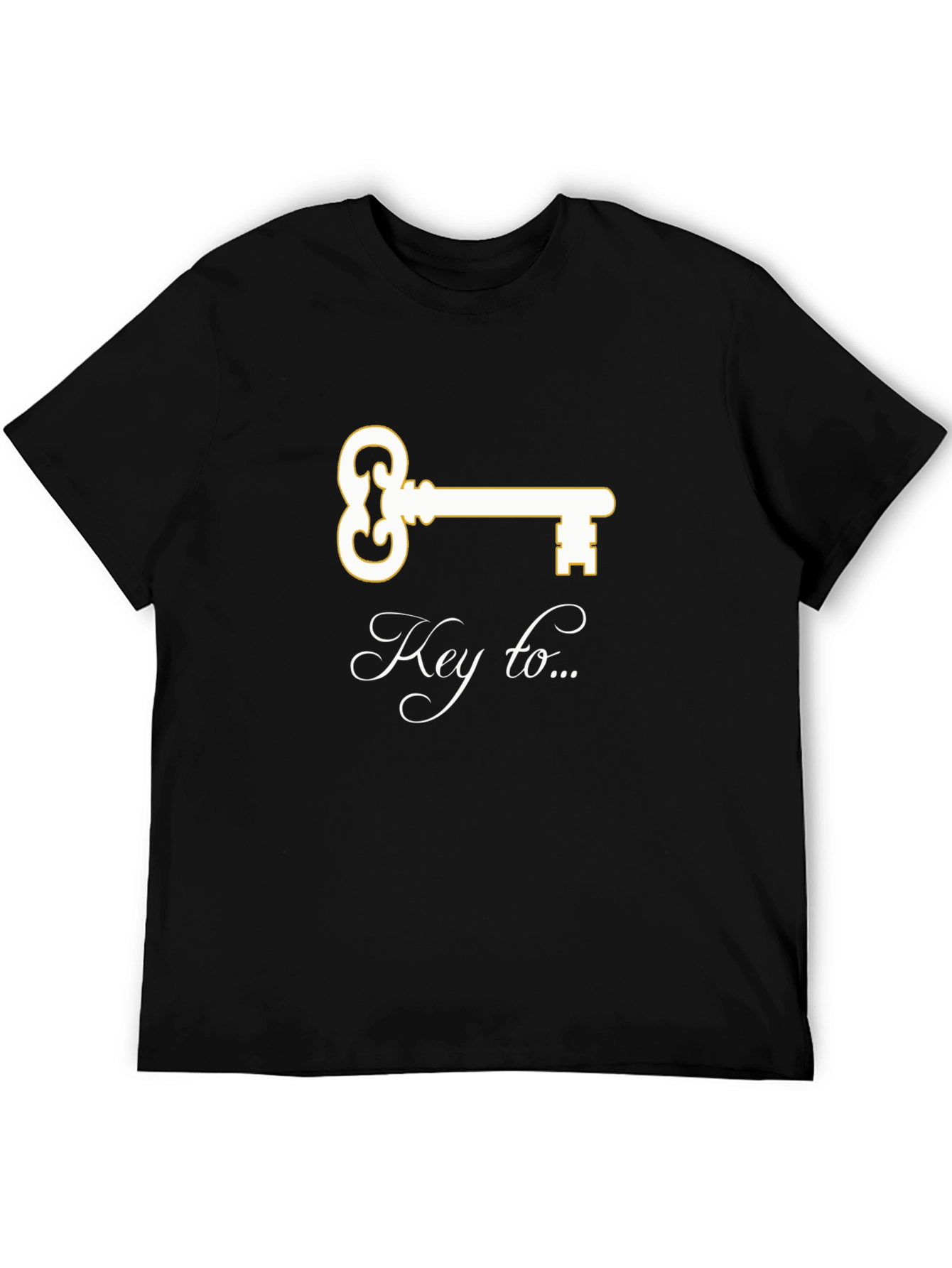 Key To T-Shirt - Black Graphic Tee