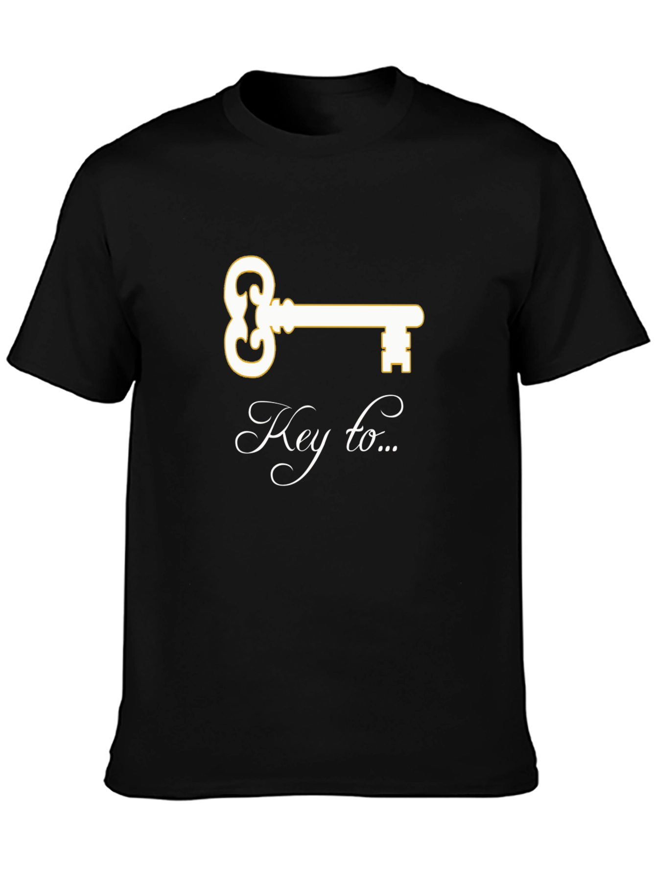 Key To T-Shirt - Black Graphic Tee
