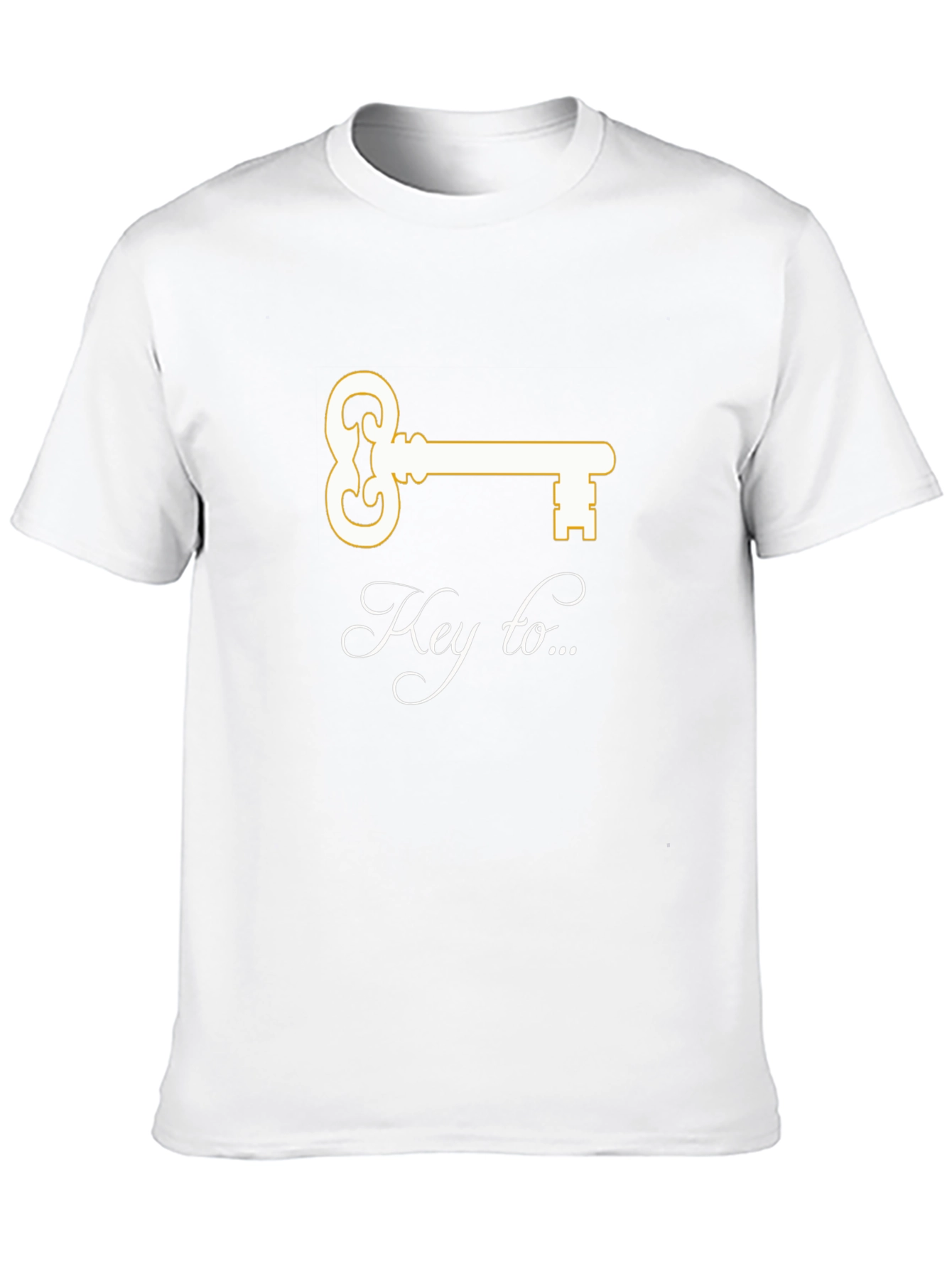 Key To T-Shirt - Black Graphic Tee