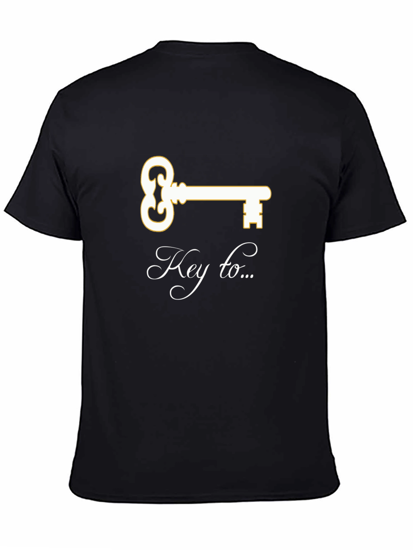 Key To T-Shirt - Black Graphic Tee