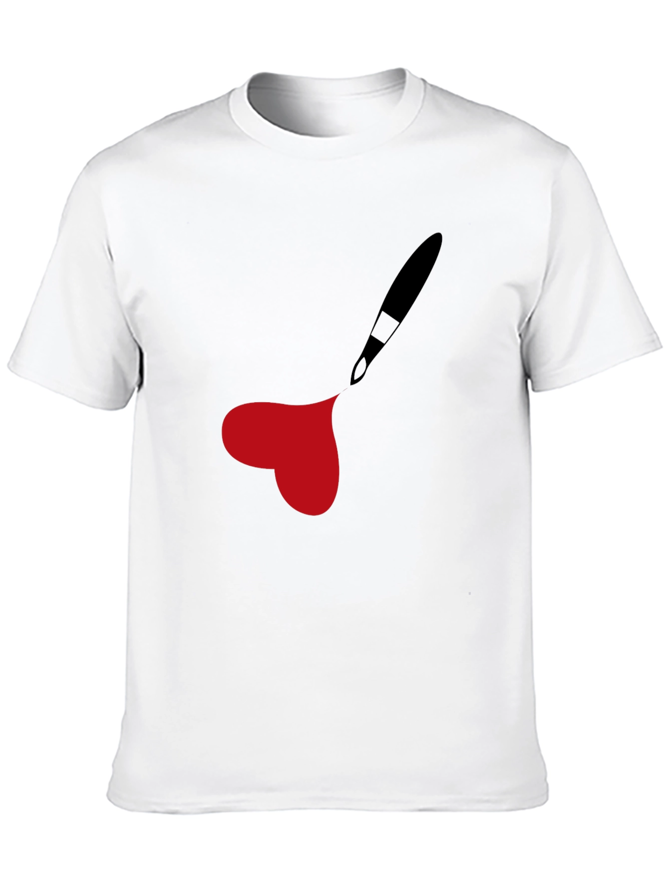 Paintbrush Heart Graphic Tee