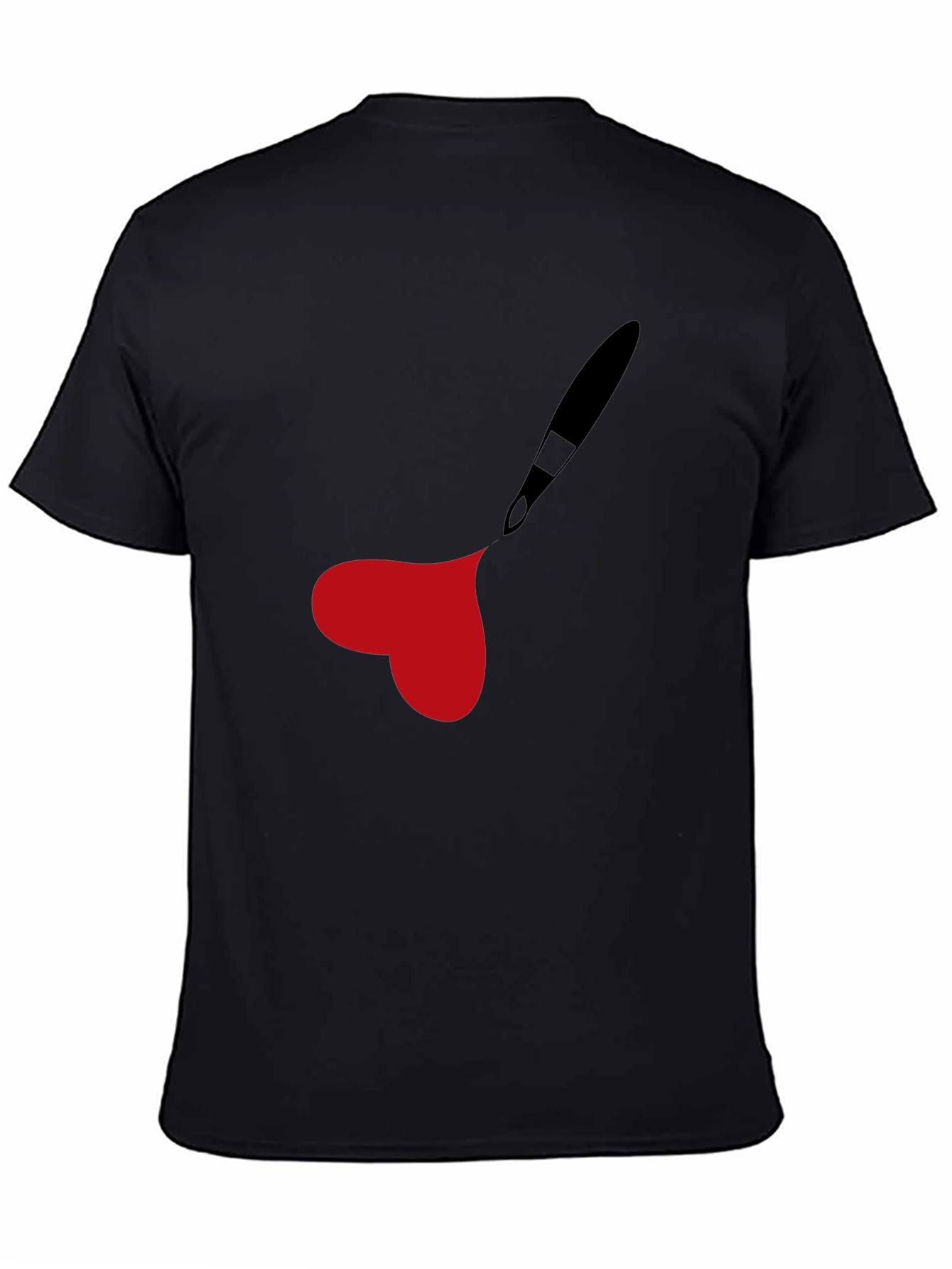 Paintbrush Heart Graphic Tee