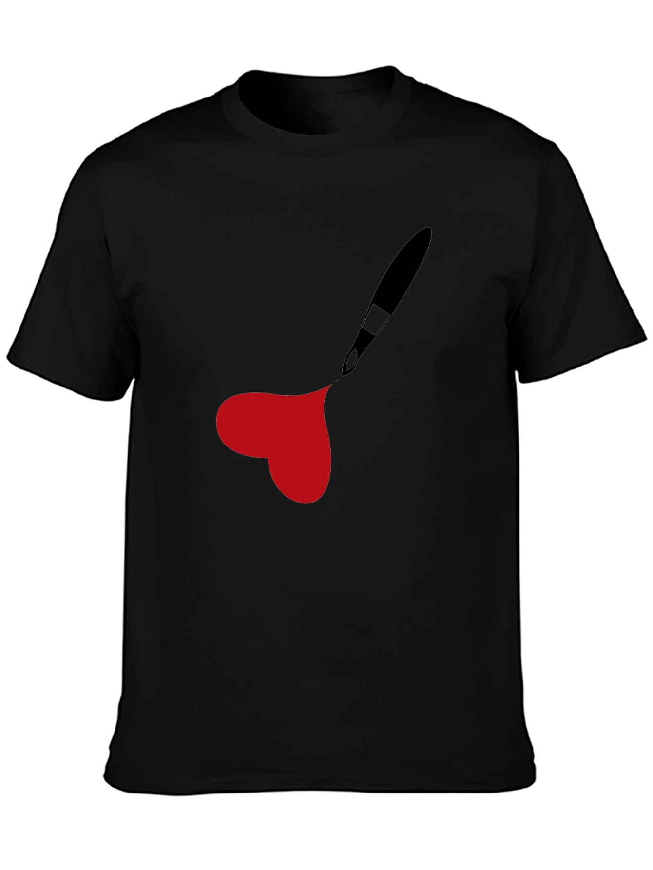 Paintbrush Heart Graphic Tee
