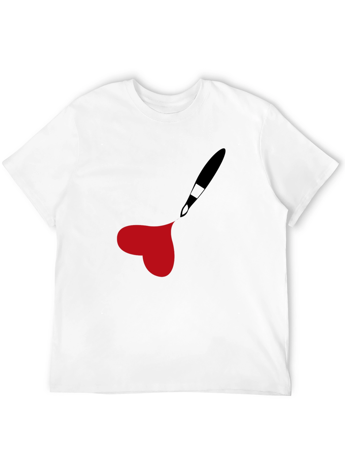 Paintbrush Heart Graphic Tee