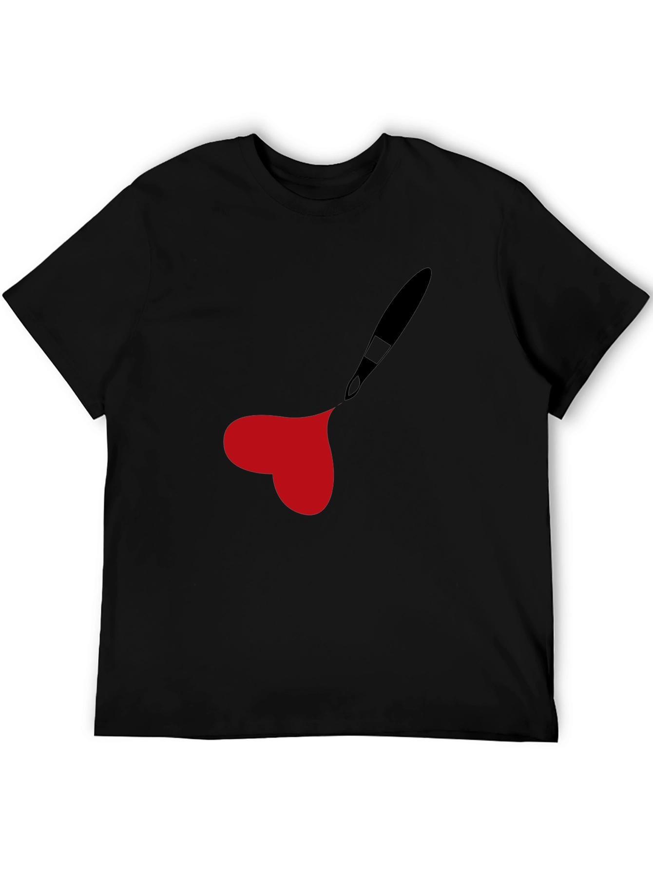 Paintbrush Heart Graphic Tee