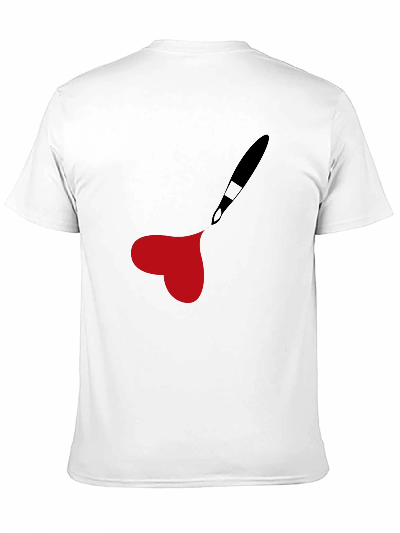 Paintbrush Heart Graphic Tee