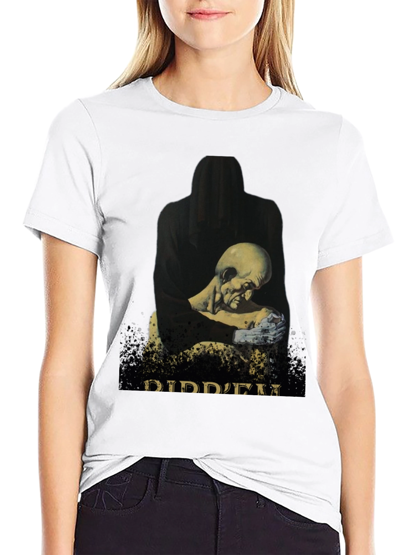 DIDDEM Graphic Tee - Black Crew Neck T-Shirt