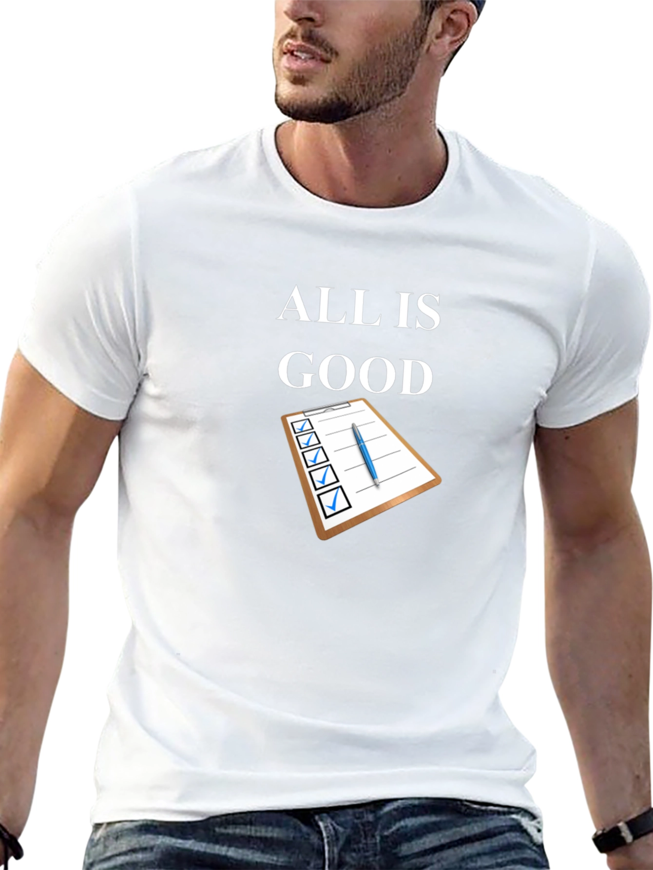 All is Good T-Shirt Checklist Design