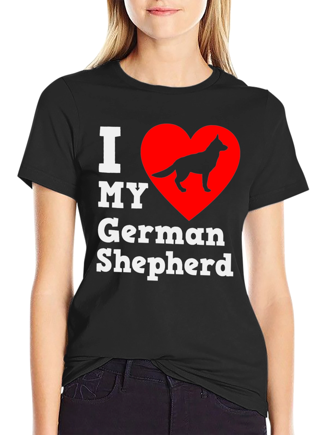 I Love My German Shepherd T-Shirt