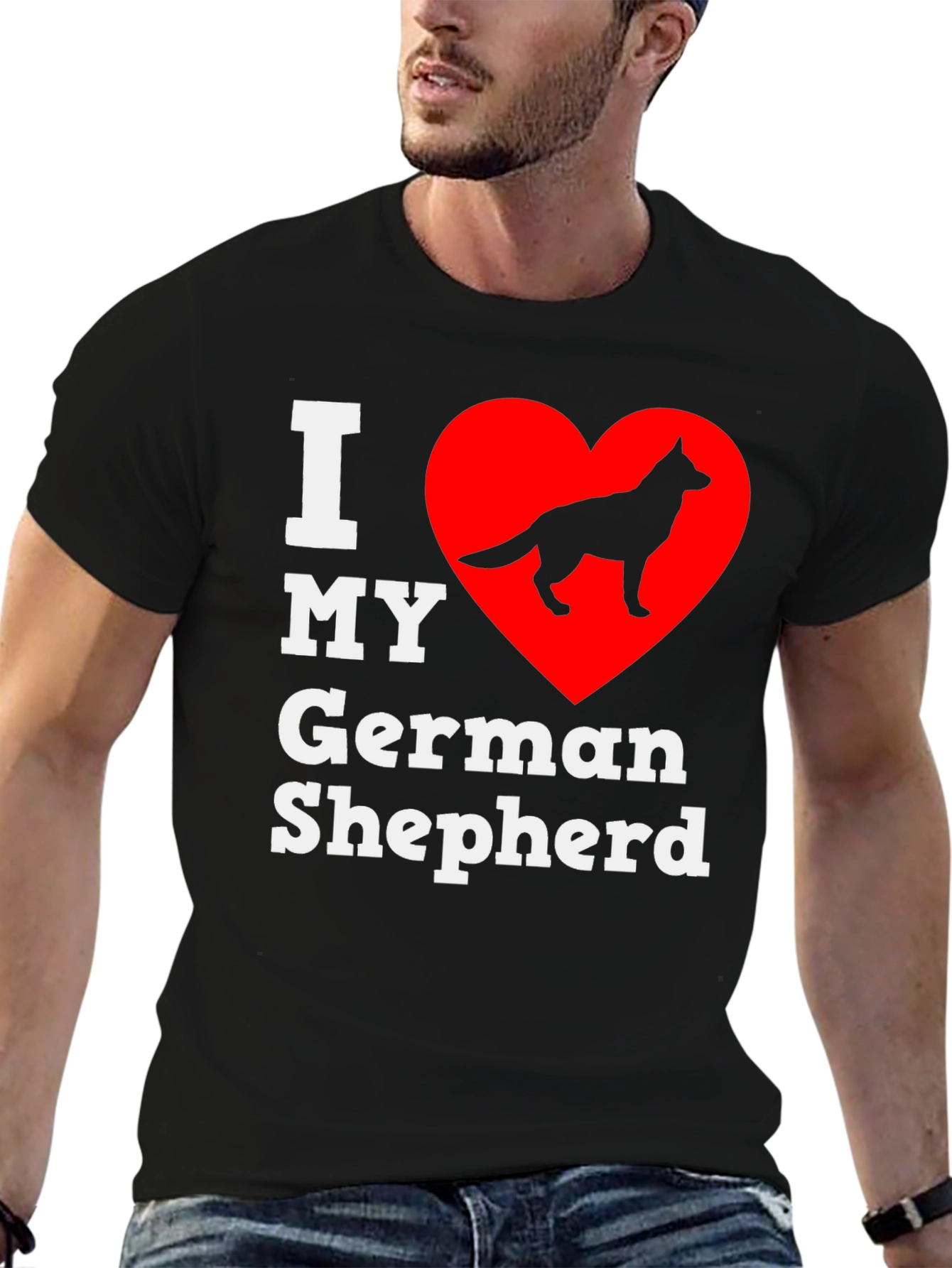 I Love My German Shepherd T-Shirt