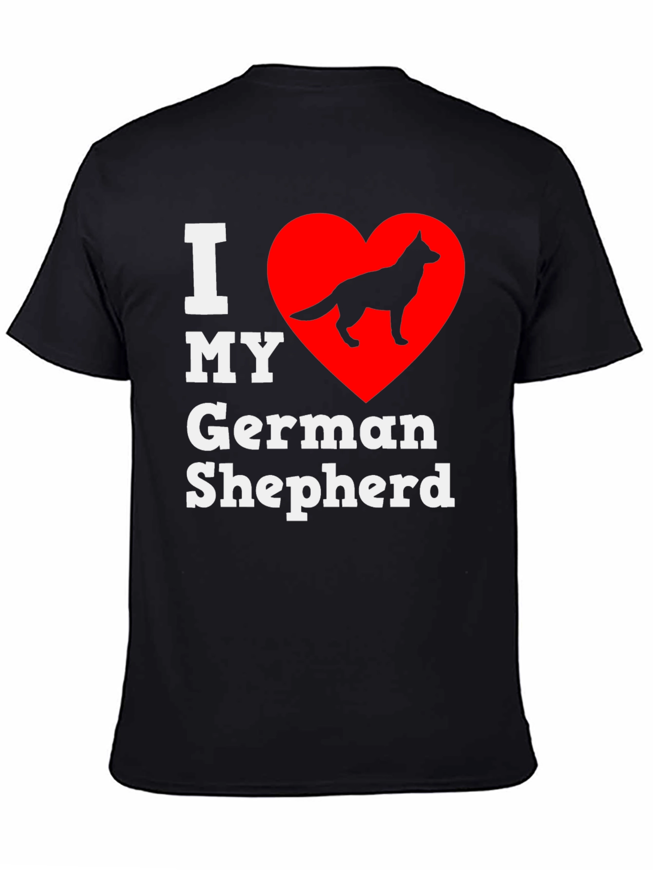 I Love My German Shepherd T-Shirt