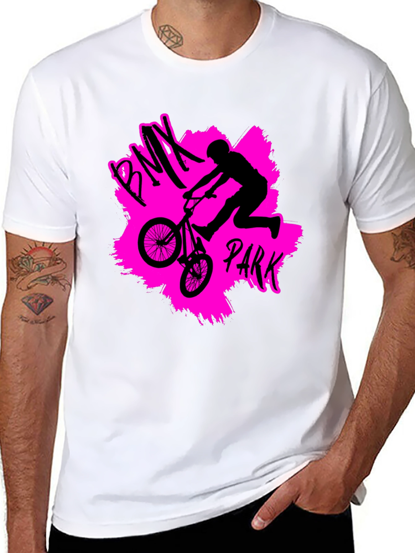 BMX Park Black T-Shirt - Extreme Sports Tee