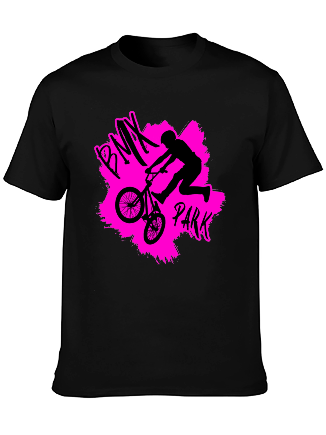 BMX Park Black T-Shirt - Extreme Sports Tee