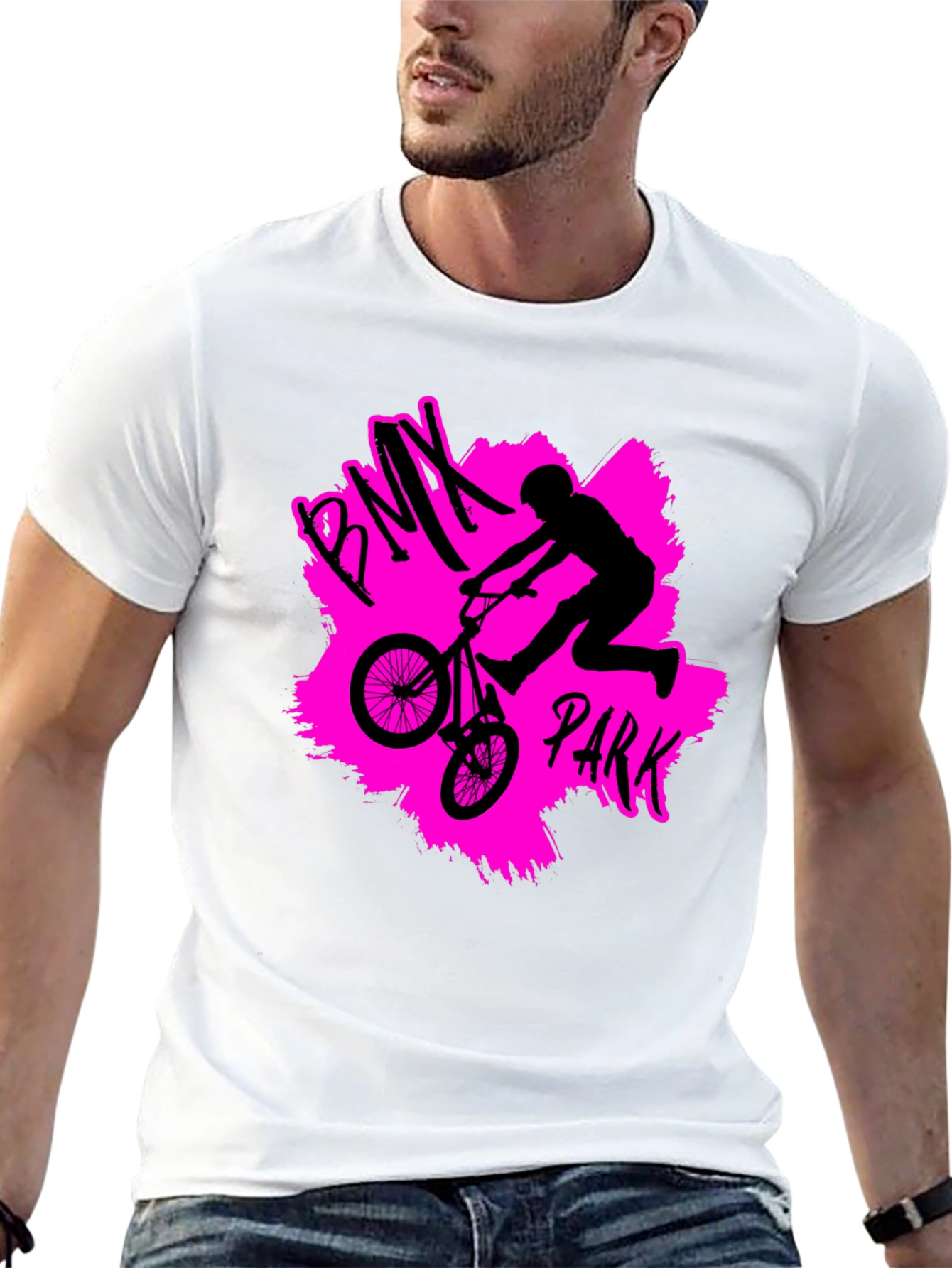 BMX Park Black T-Shirt - Extreme Sports Tee