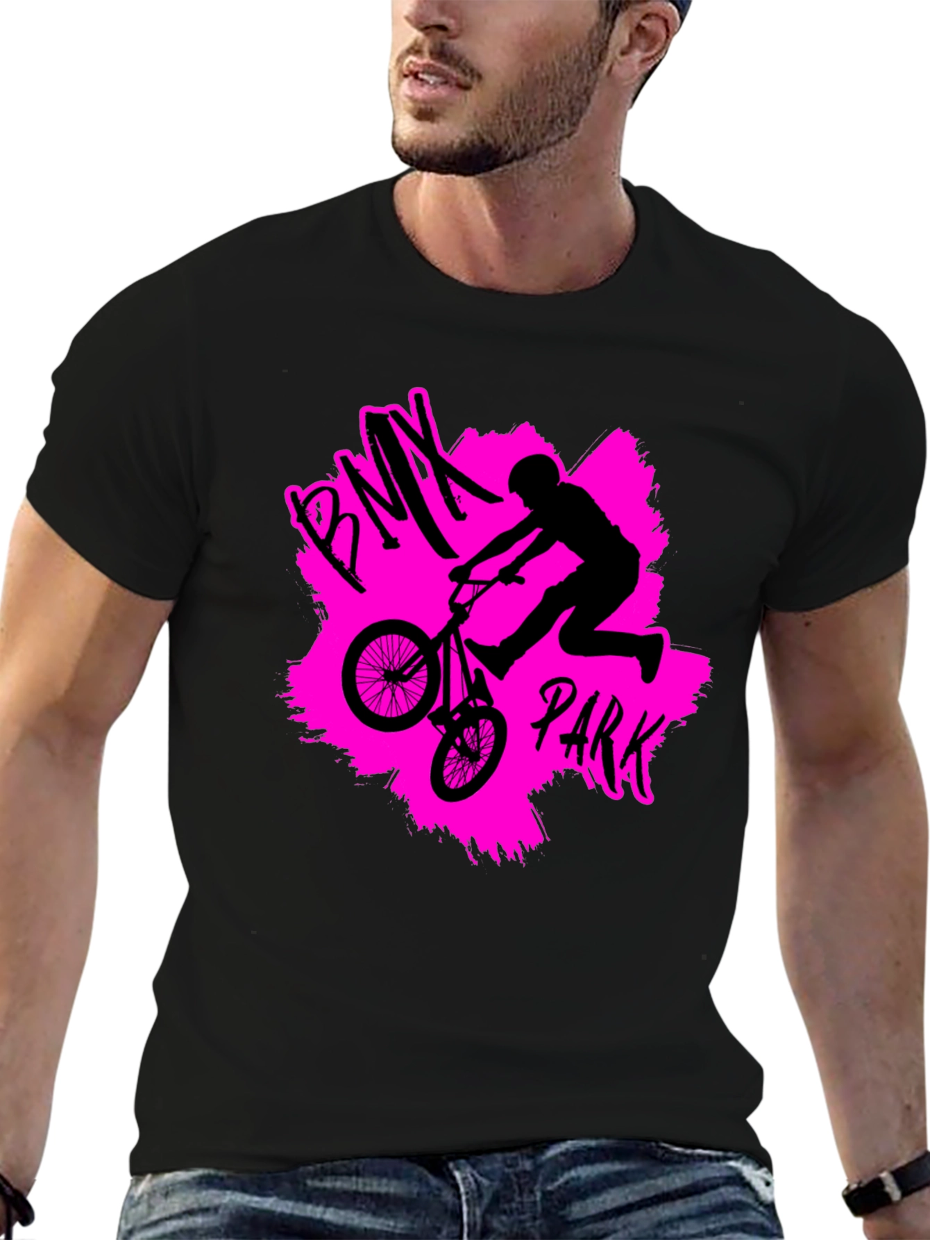 BMX Park Black T-Shirt - Extreme Sports Tee
