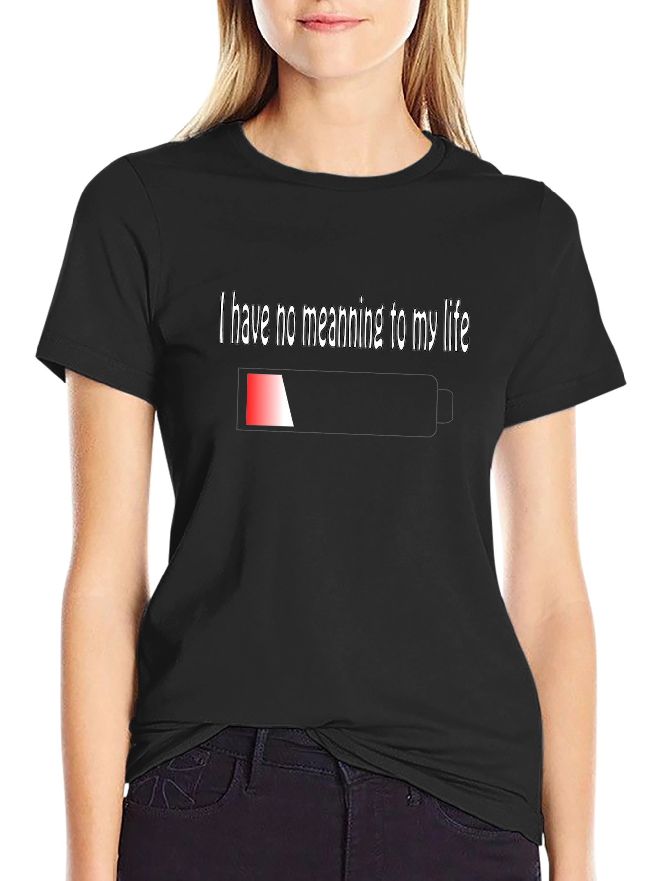 Humorous I Have No Meaning Graphic Tee