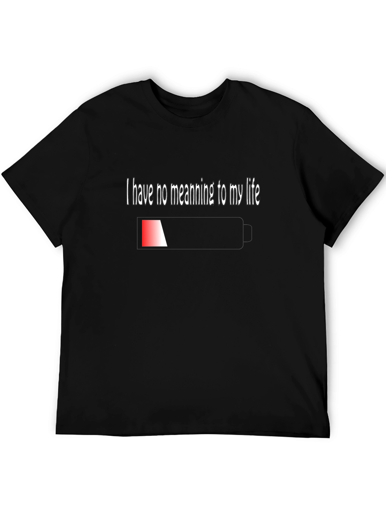Humorous I Have No Meaning Graphic Tee