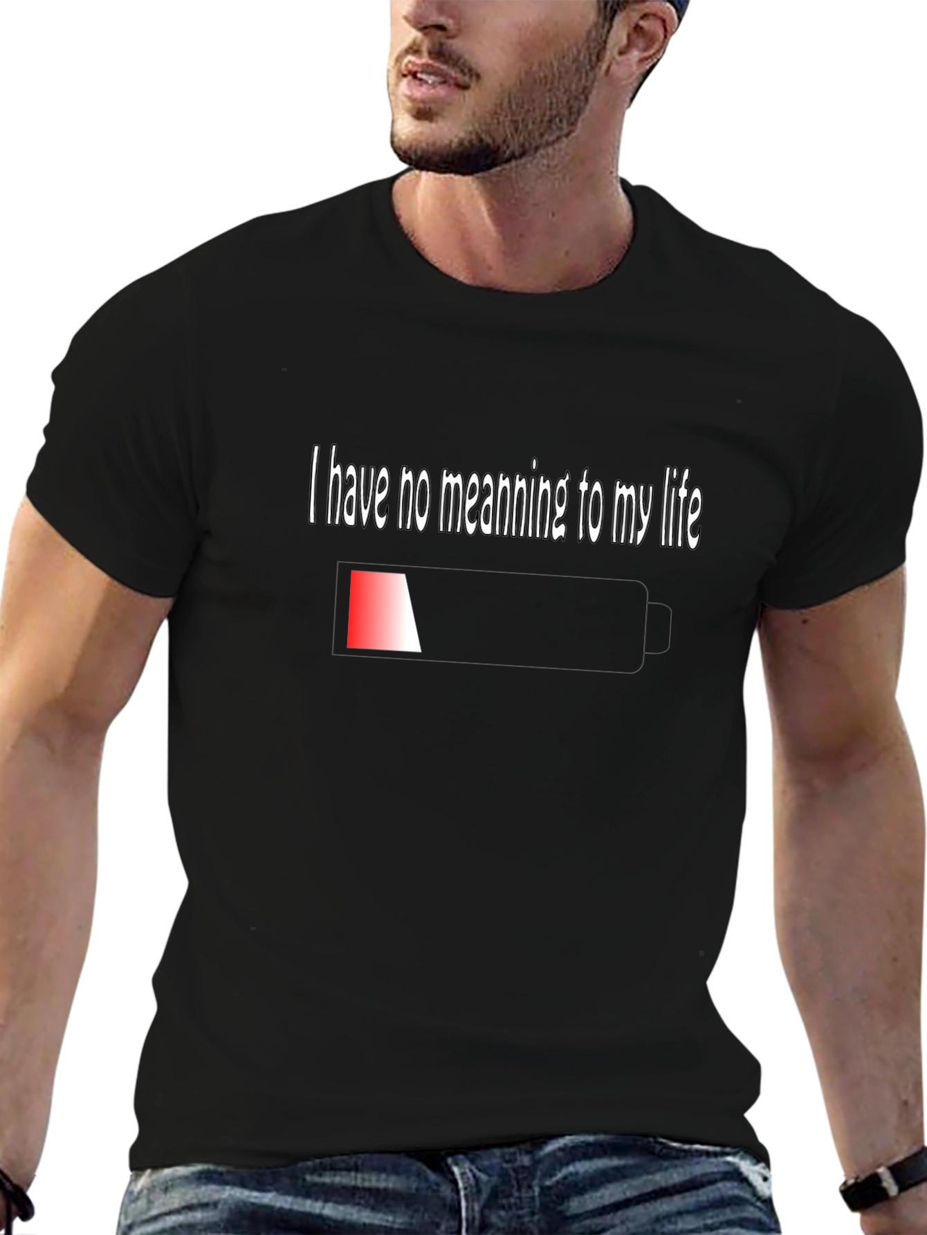 Humorous I Have No Meaning Graphic Tee