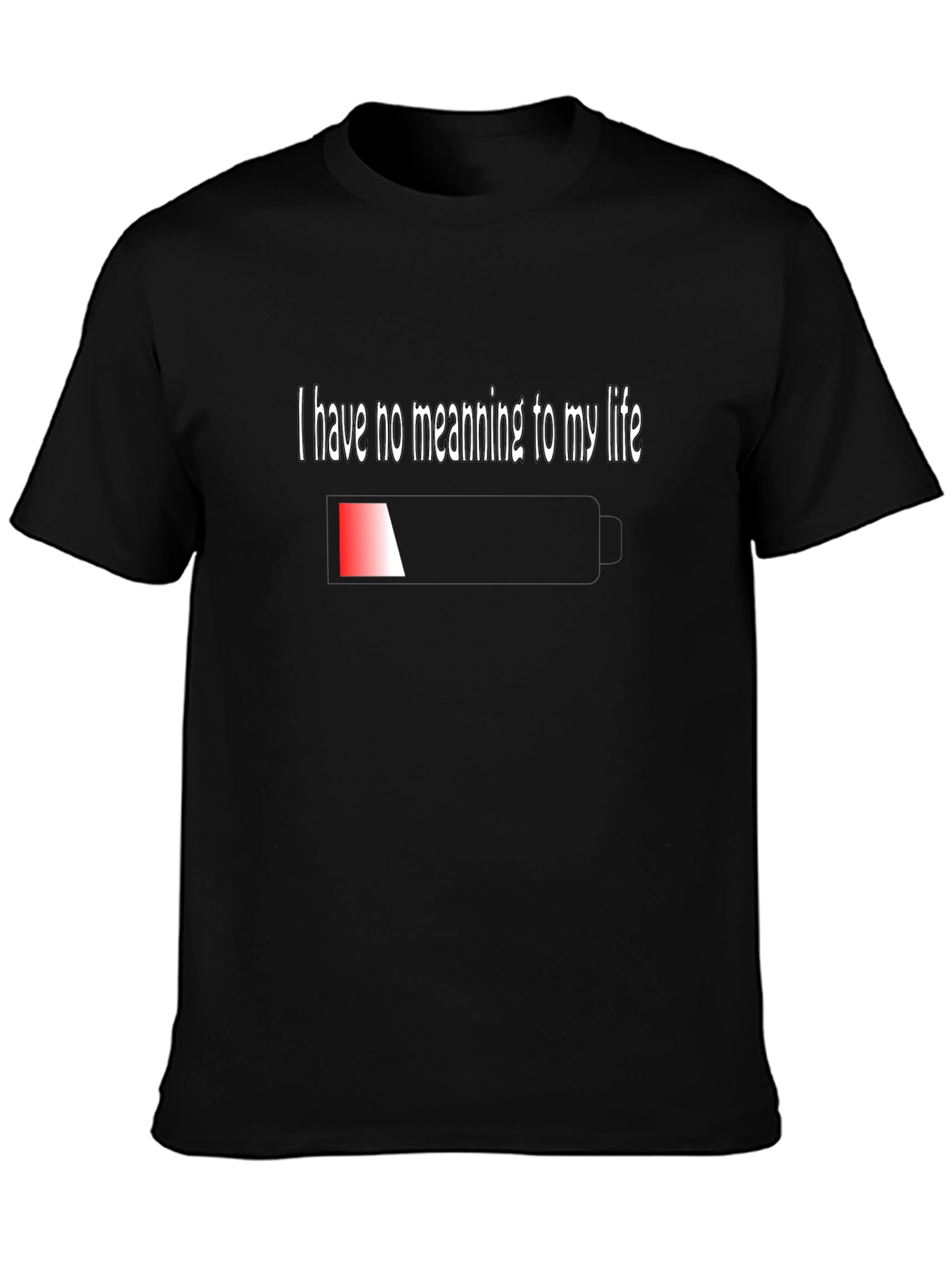 Humorous I Have No Meaning Graphic Tee
