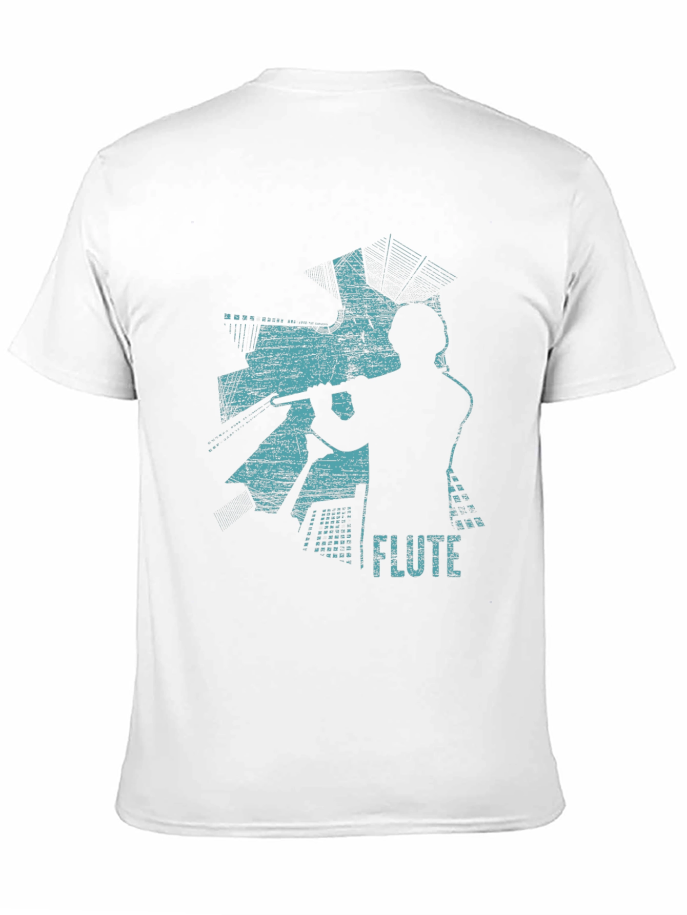Flute Player Graphic Tee - Music Lover T-Shirt
