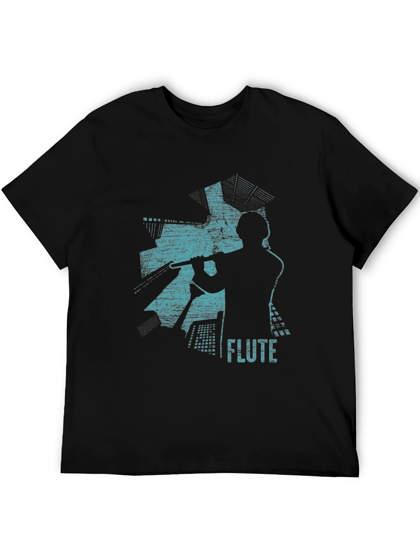 Flute Player Graphic Tee - Music Lover T-Shirt