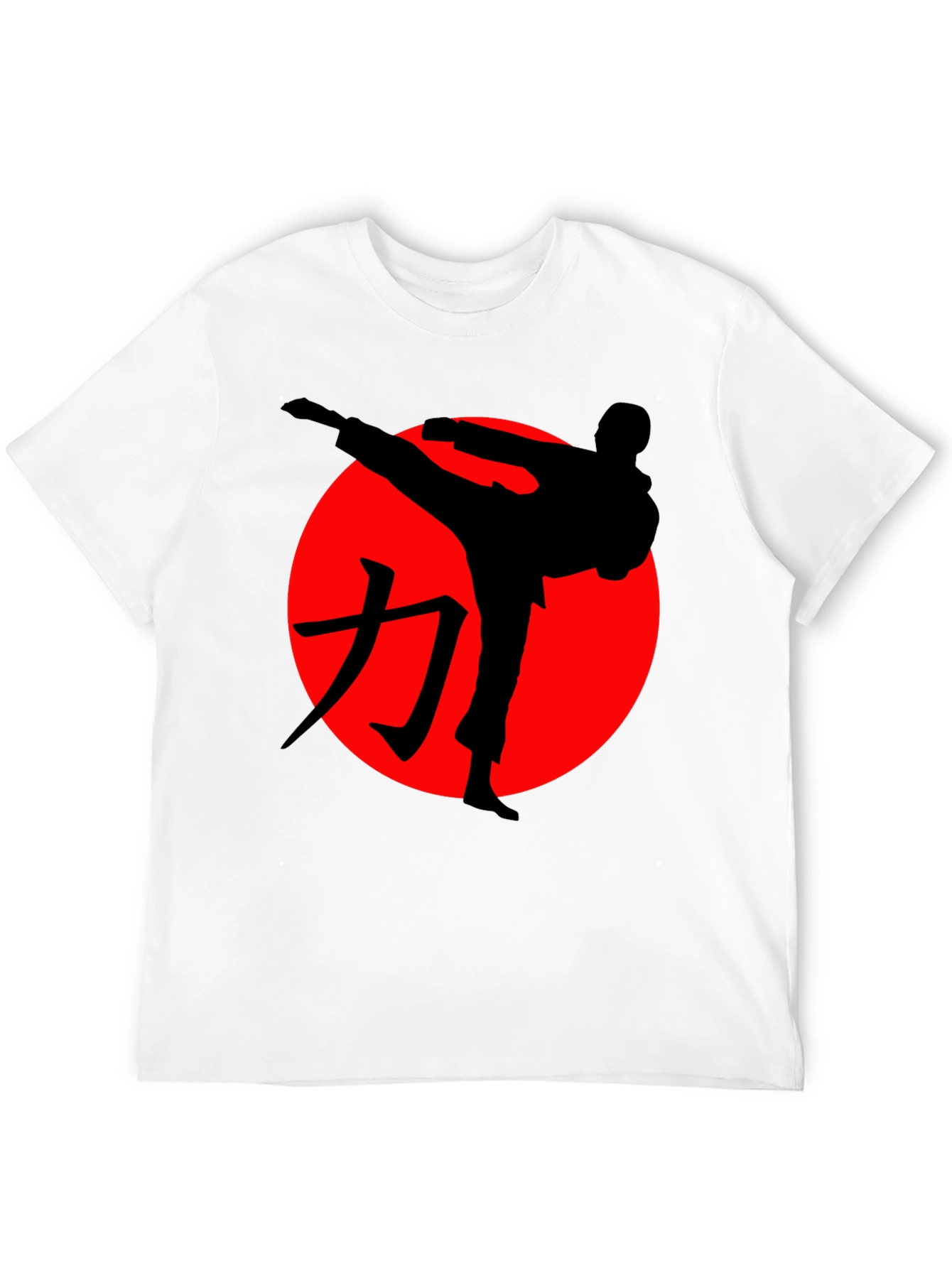 Karate Kick Graphic Tee - Martial Arts Shirt