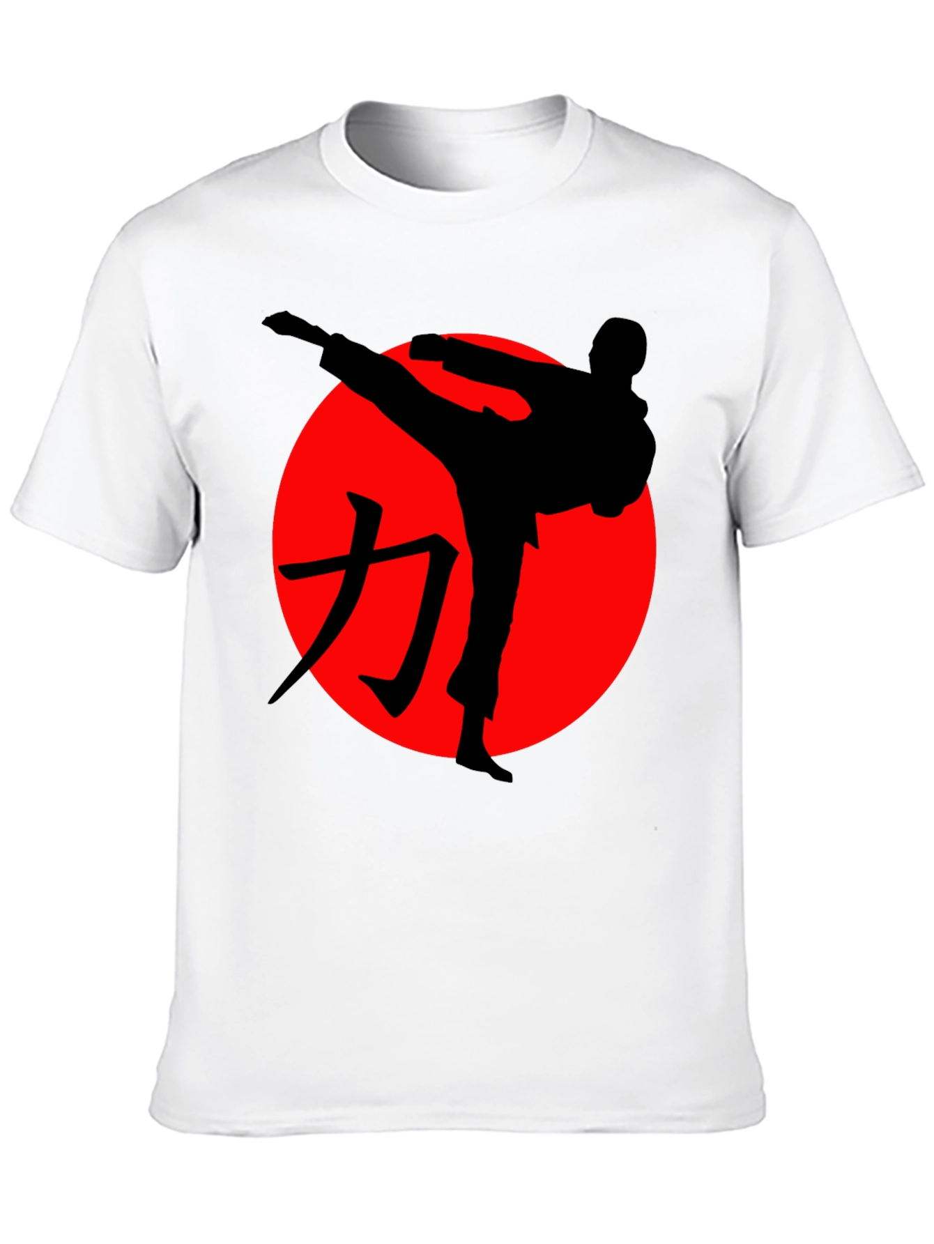 Karate Kick Graphic Tee - Martial Arts Shirt