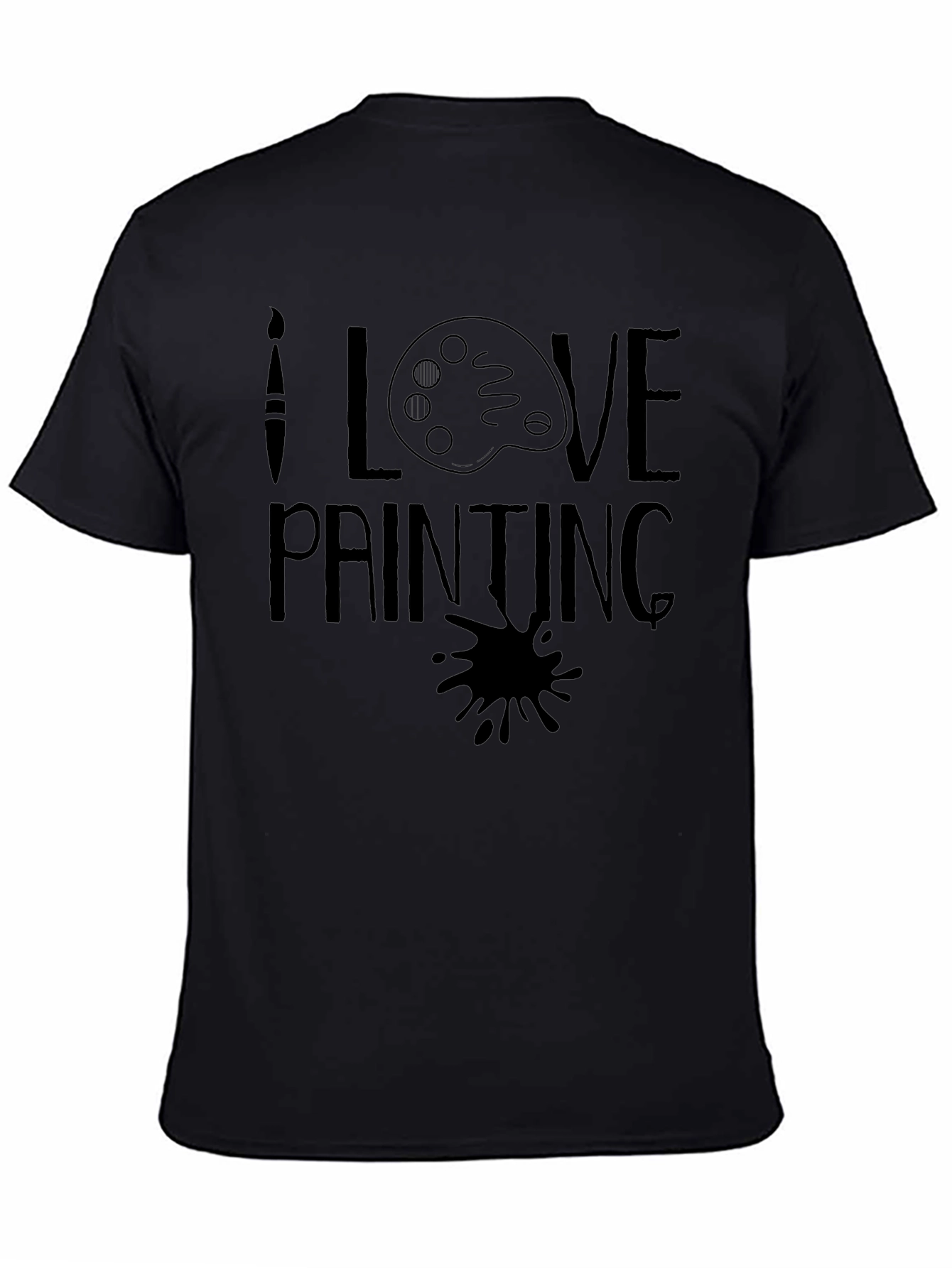 I Love Painting Graphic T-Shirt Artist Tee