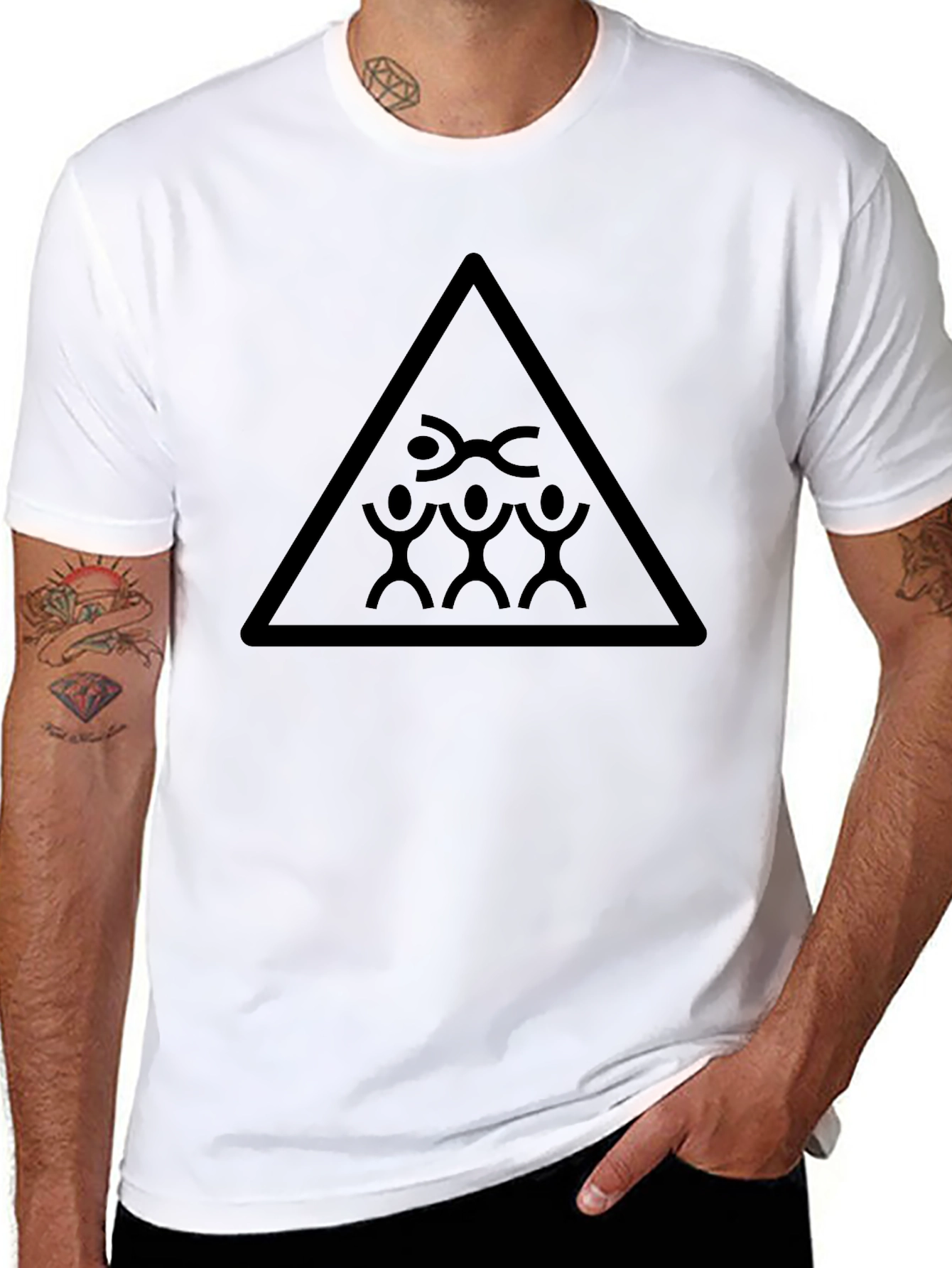 Triangle Crowd Surf Tee