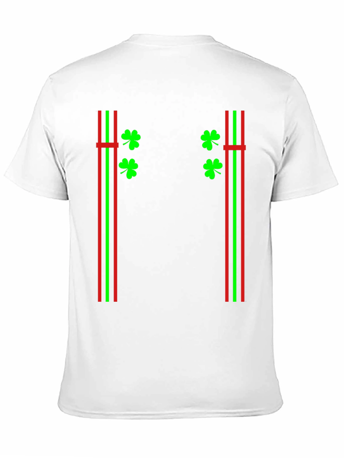 St. Patricks Day Suspender Shamrock T-Shirt