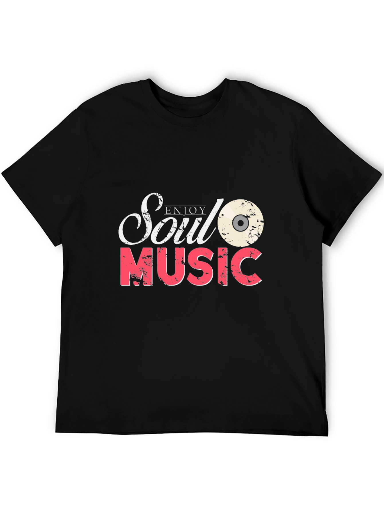 Enjoy Soul Music Black Graphic Tee