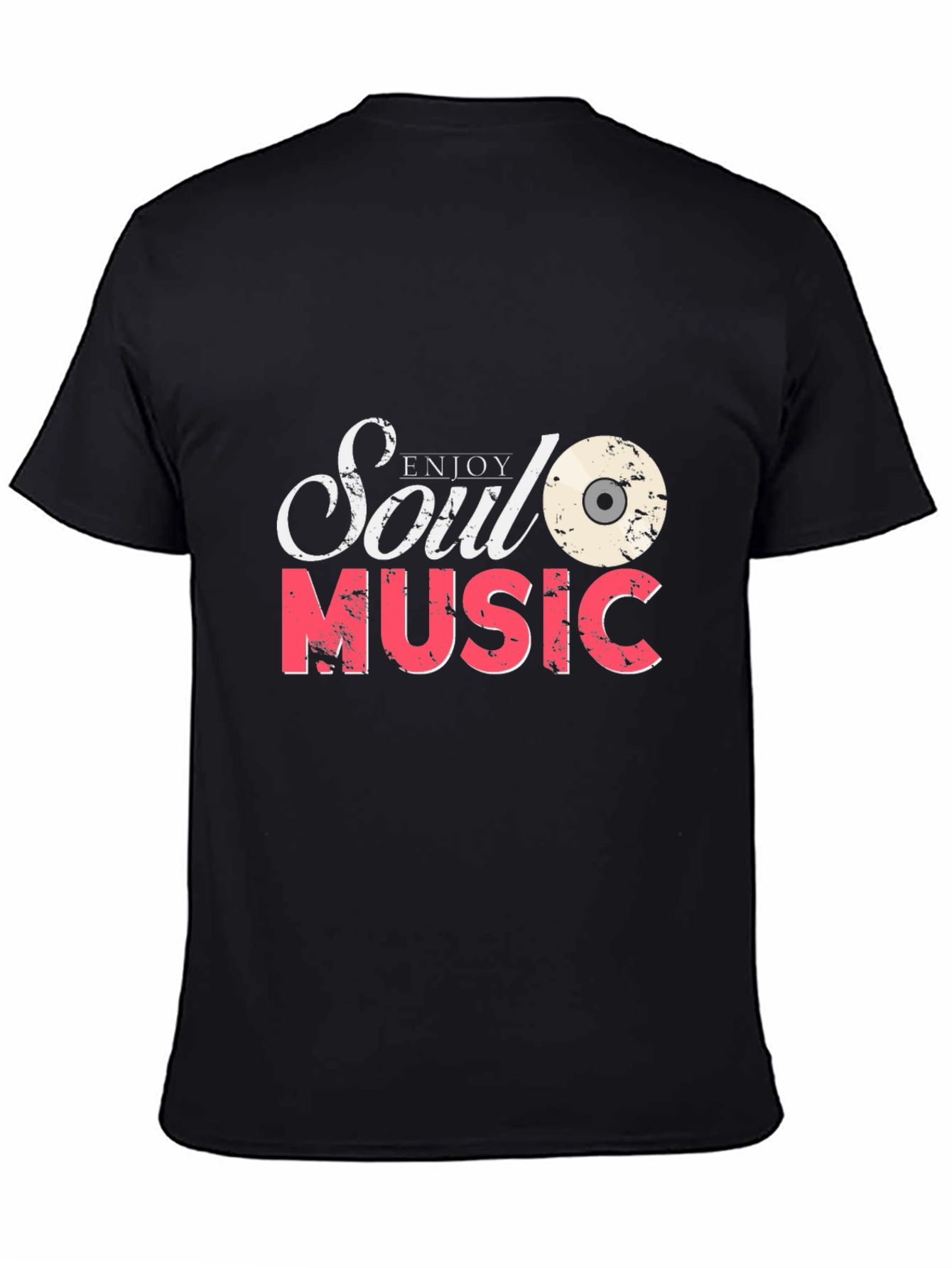 Enjoy Soul Music Black Graphic Tee