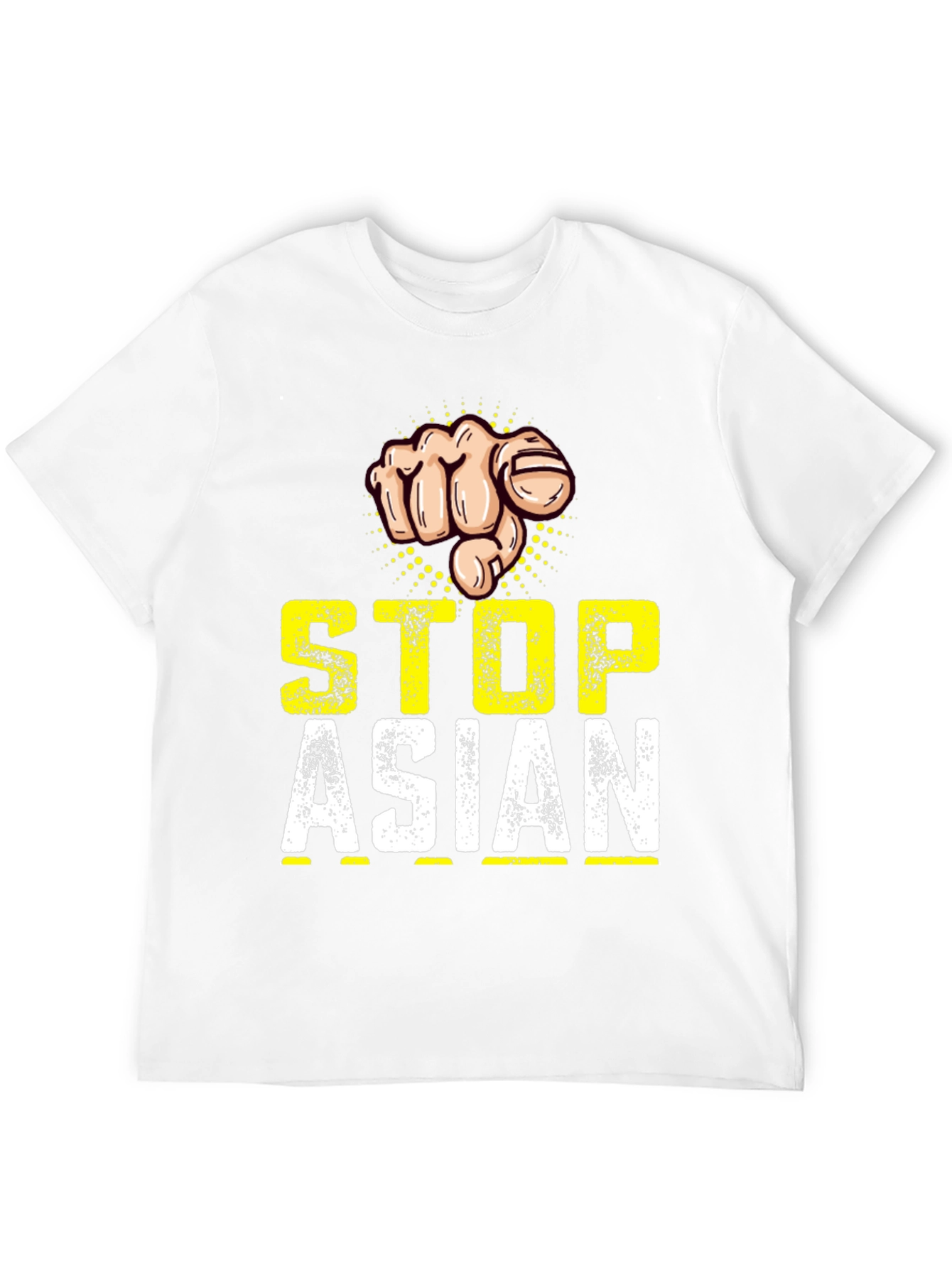 Stop Asian Hate T-Shirt: Fist Design