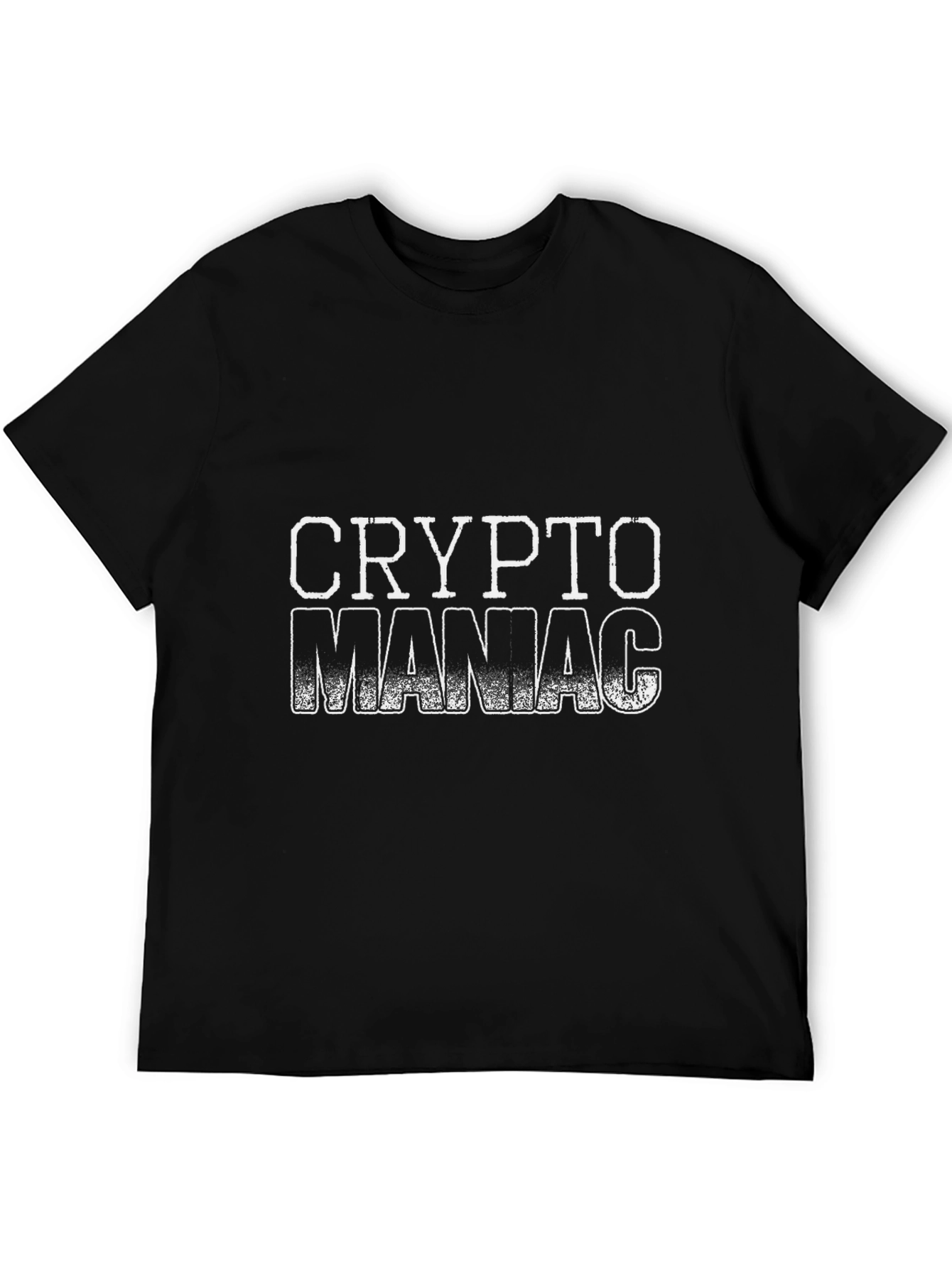 Crypto Maniac Black T-Shirt