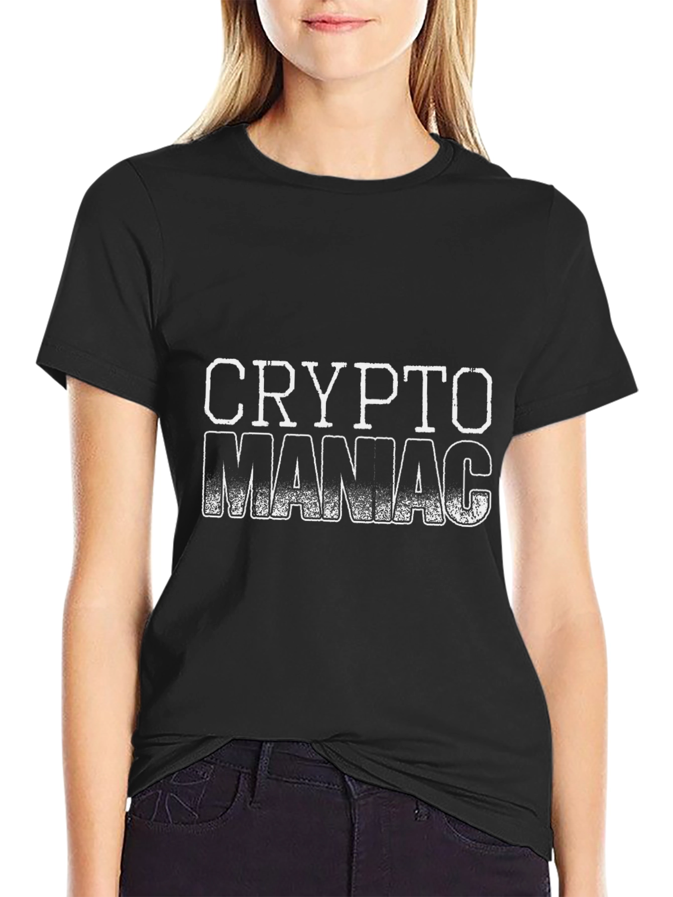 Crypto Maniac Black T-Shirt