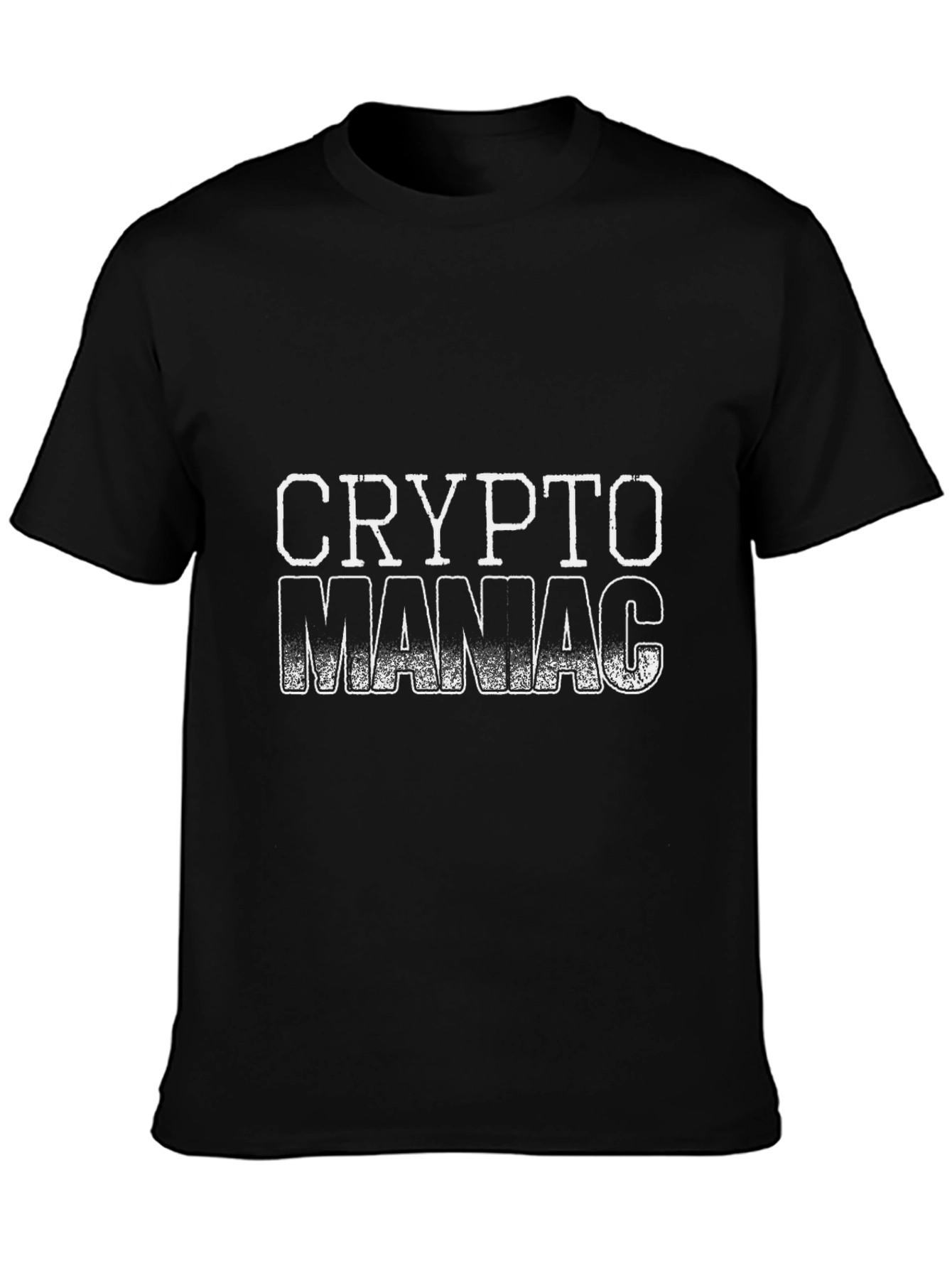 Crypto Maniac Black T-Shirt