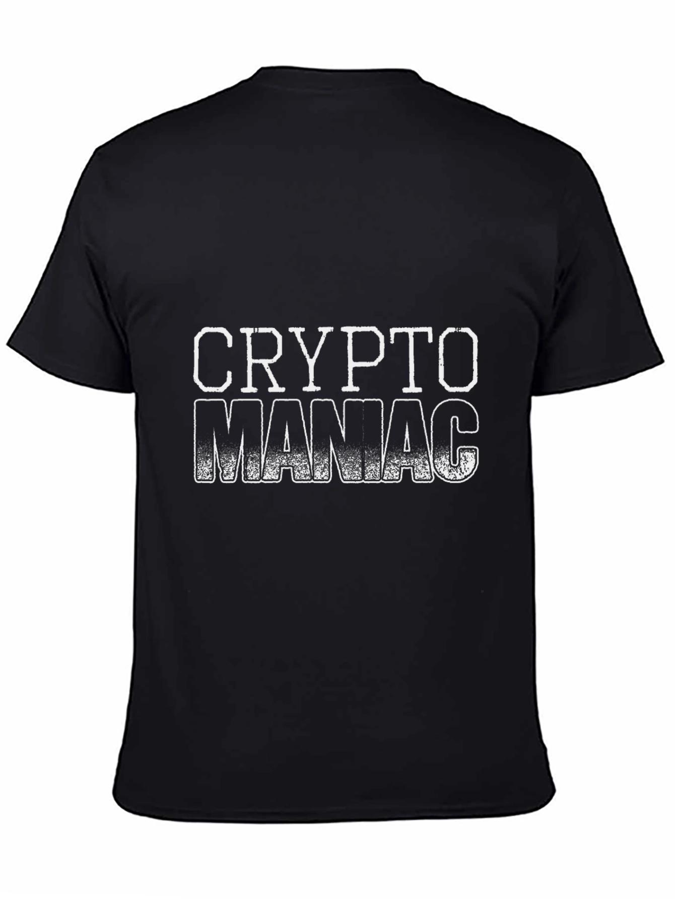 Crypto Maniac Black T-Shirt