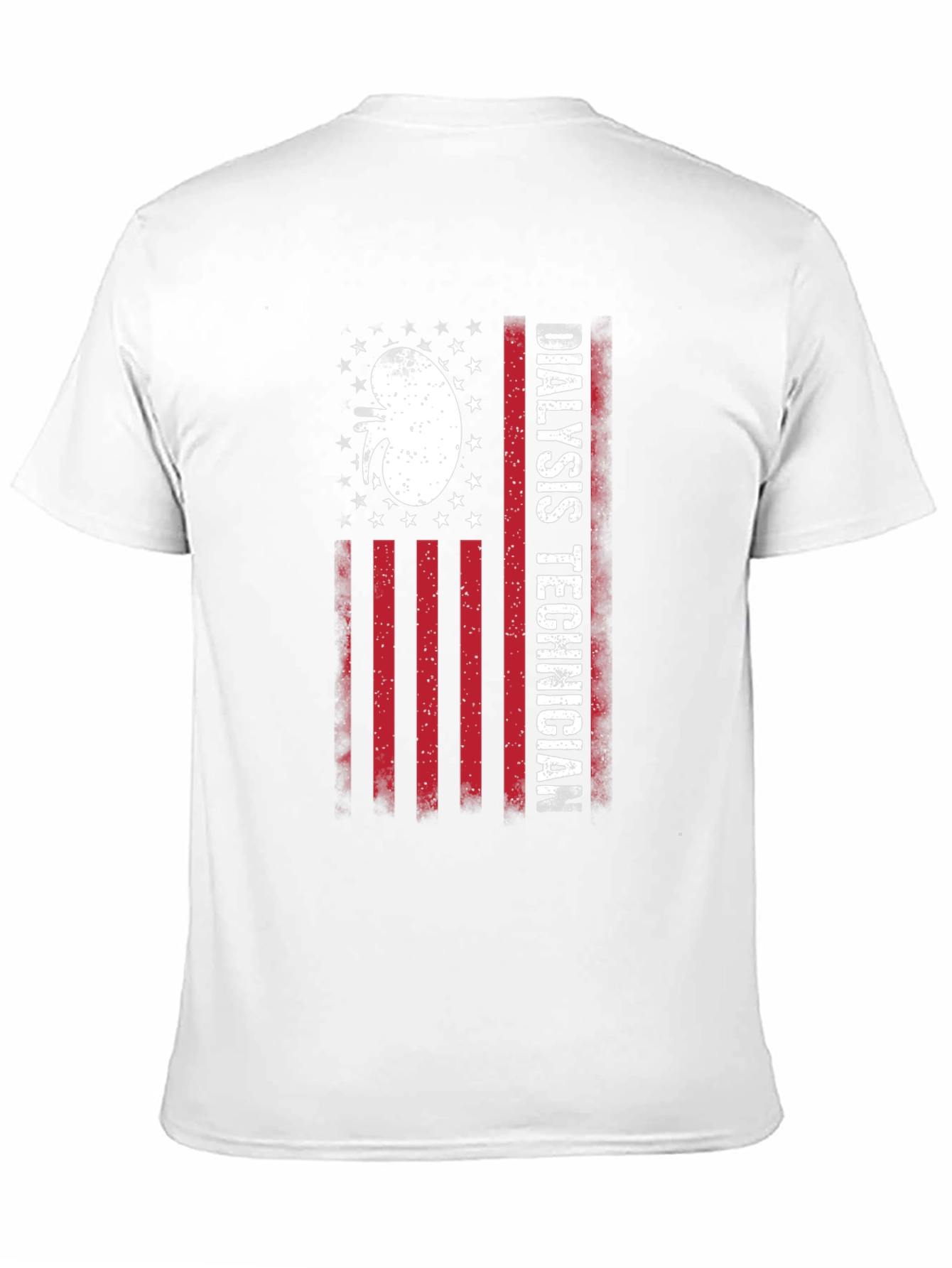 Dialysis Technician American Flag T-Shirt