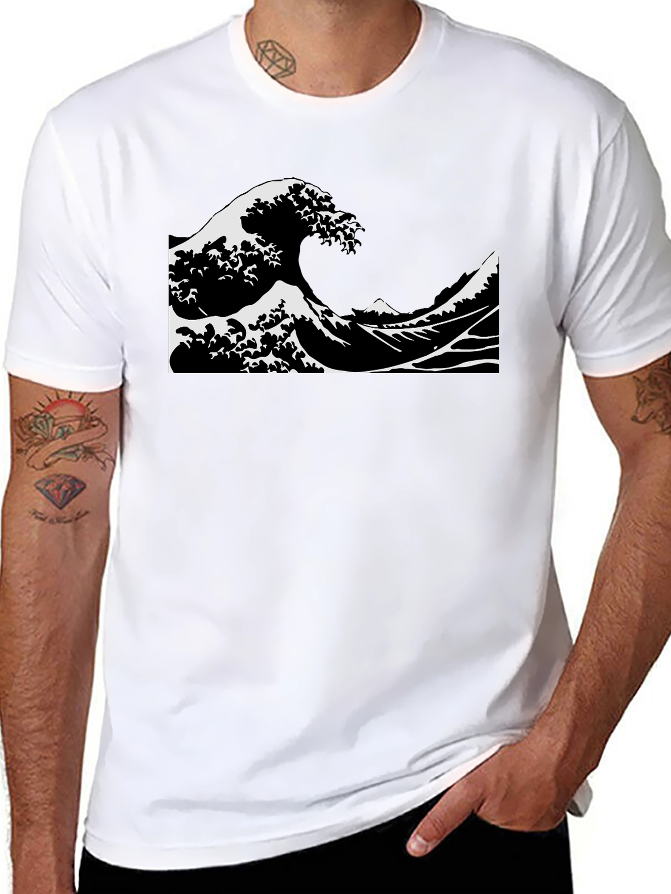 The Great Wave Tee - Stylish Graphic T-Shirt