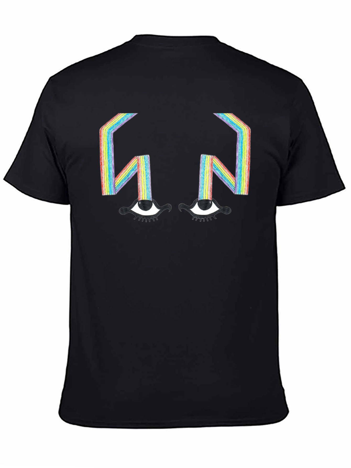 Rainbow Eyes T-Shirt - Unique Graphic Tee