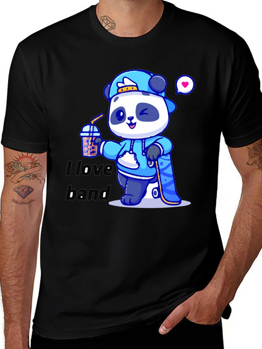 Cool Panda Skate T-Shirt