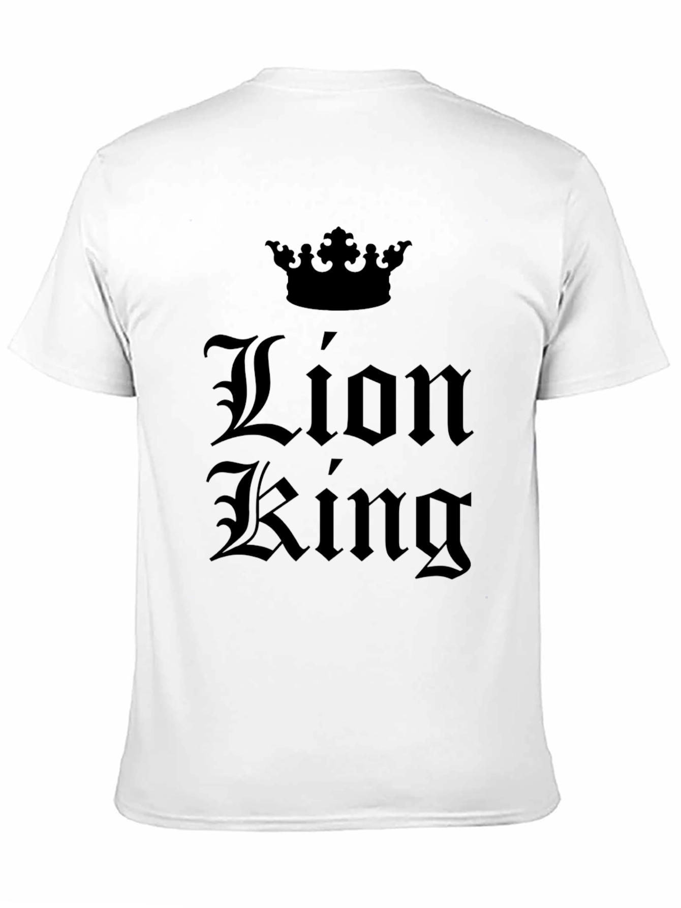 Lion King T-Shirt: Black Graphic Tee
