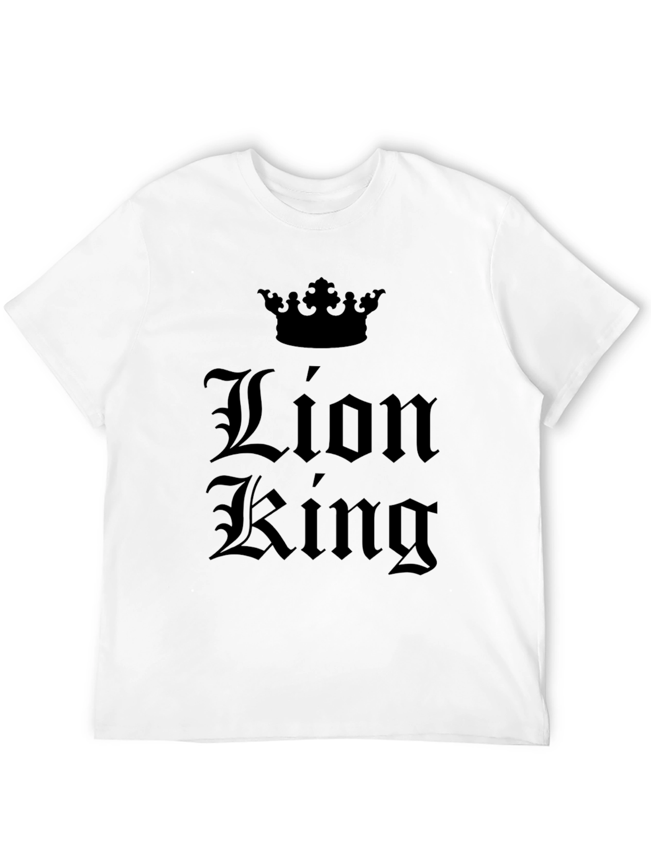 Lion King T-Shirt: Black Graphic Tee