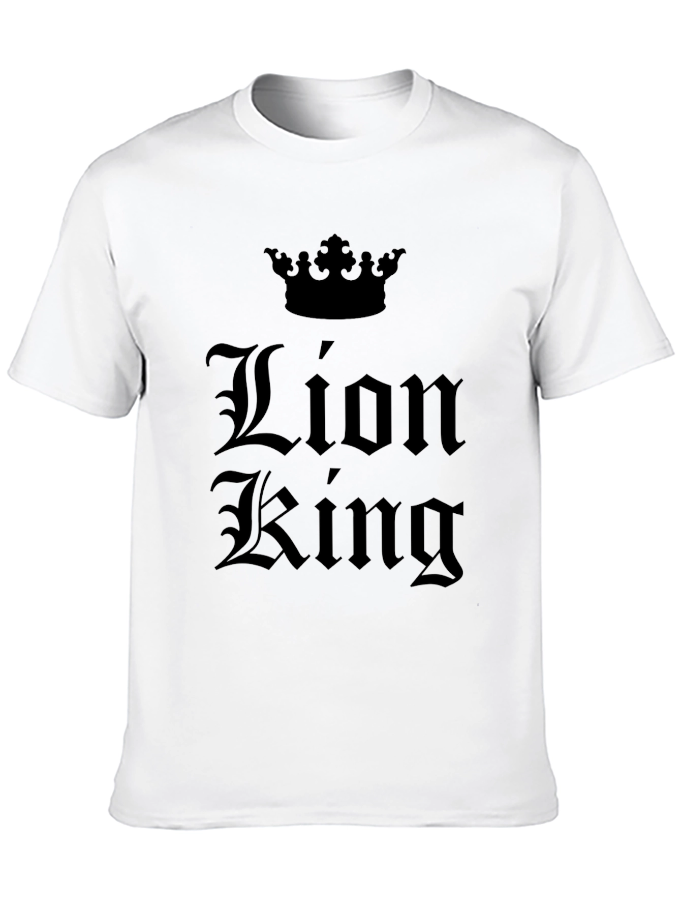 Lion King T-Shirt: Black Graphic Tee