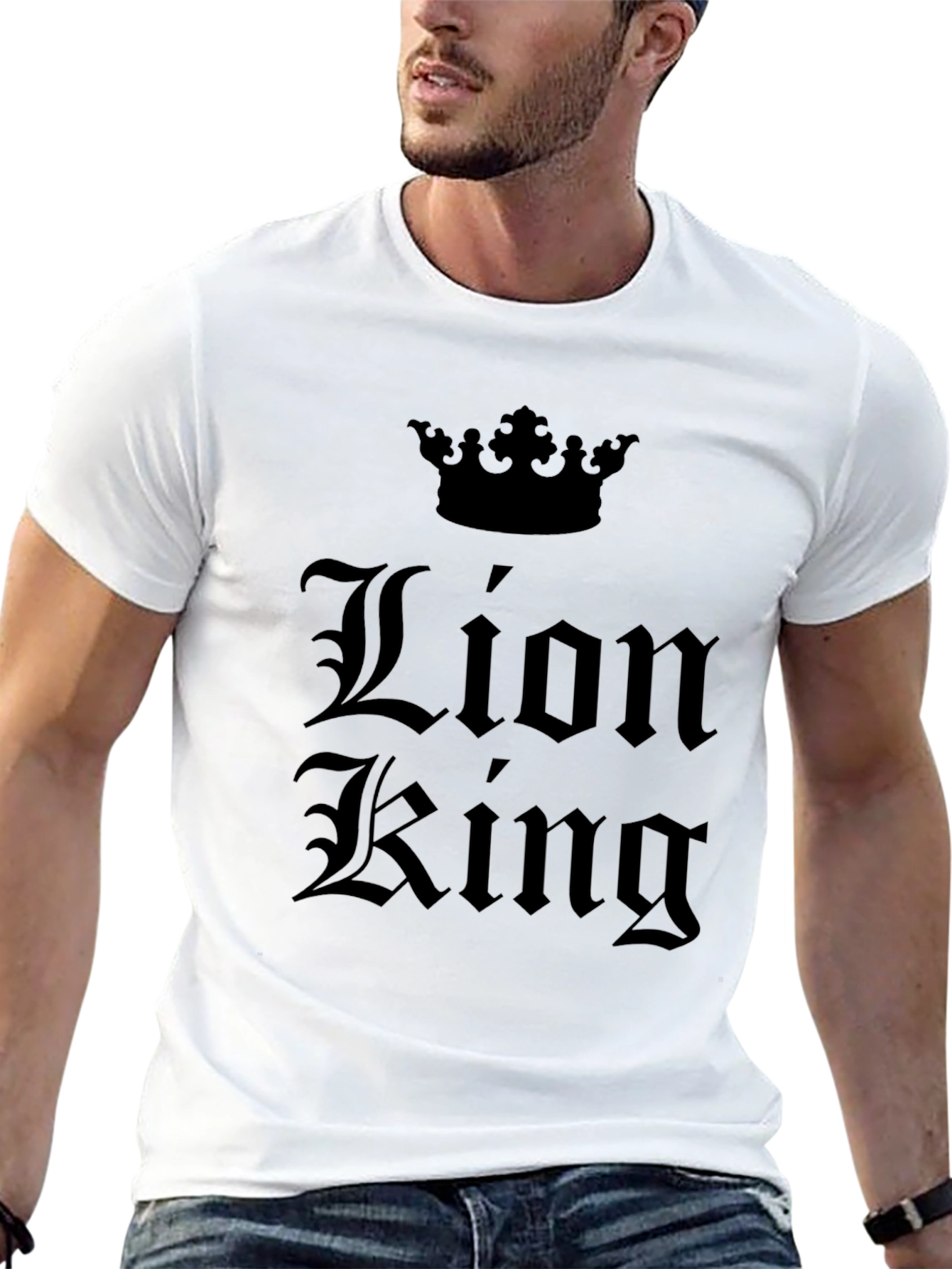 Lion King T-Shirt: Black Graphic Tee