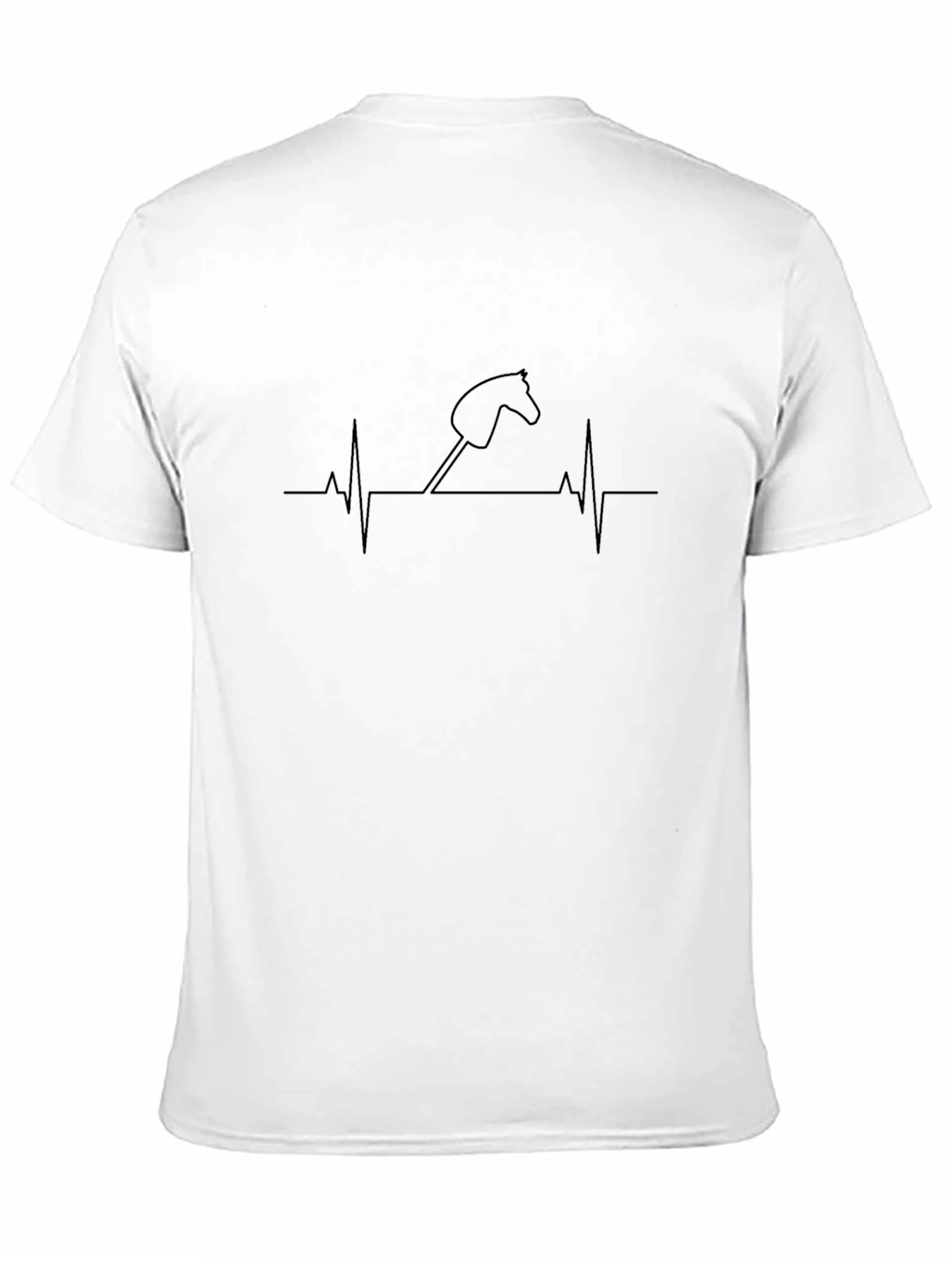 Hobby Horse Heartbeat Graphic Tee - Black