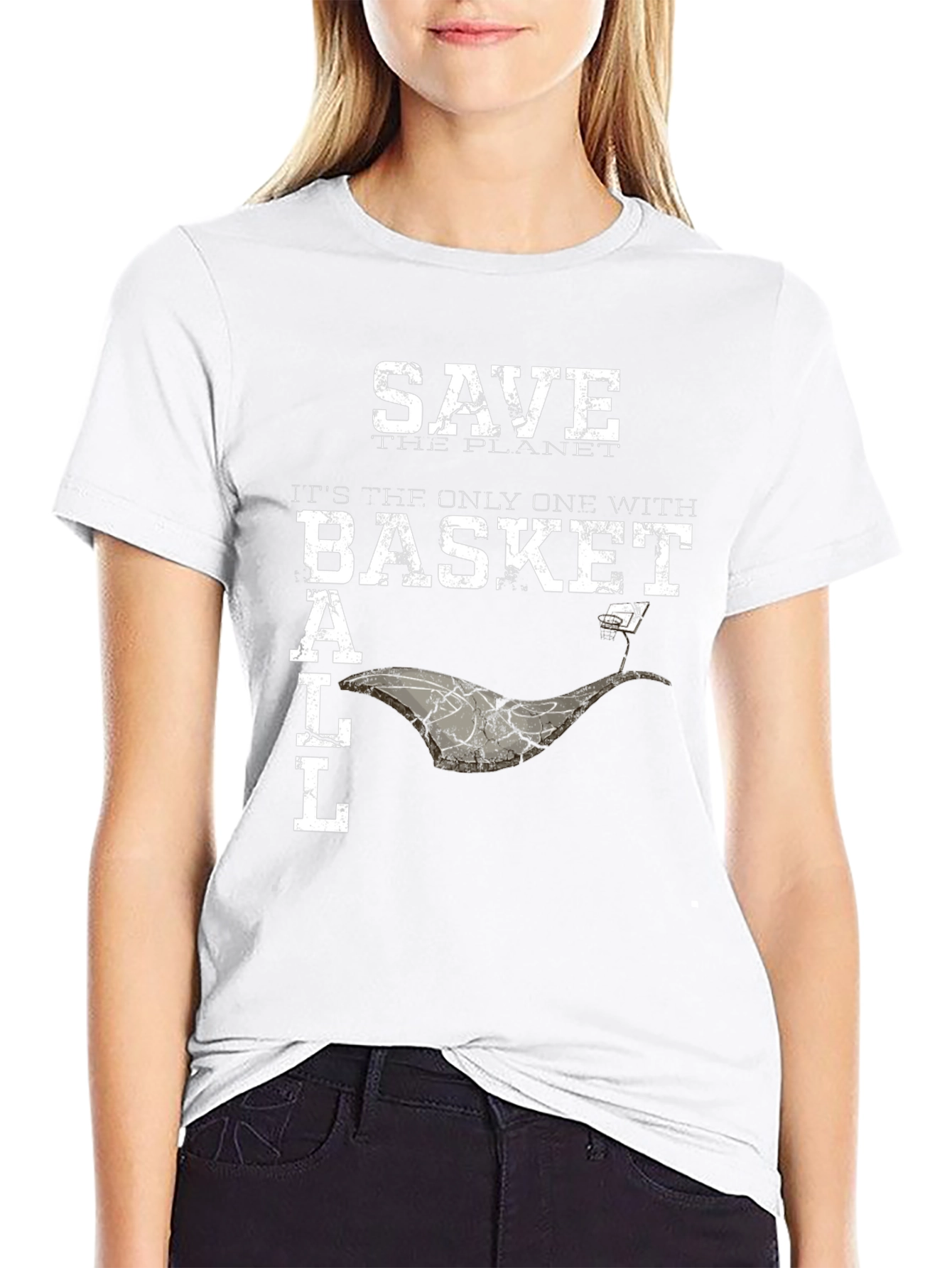 Save the Planet Basketball Graphic Tee