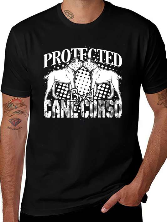 Protected by a Cane Corso Black T-Shirt
