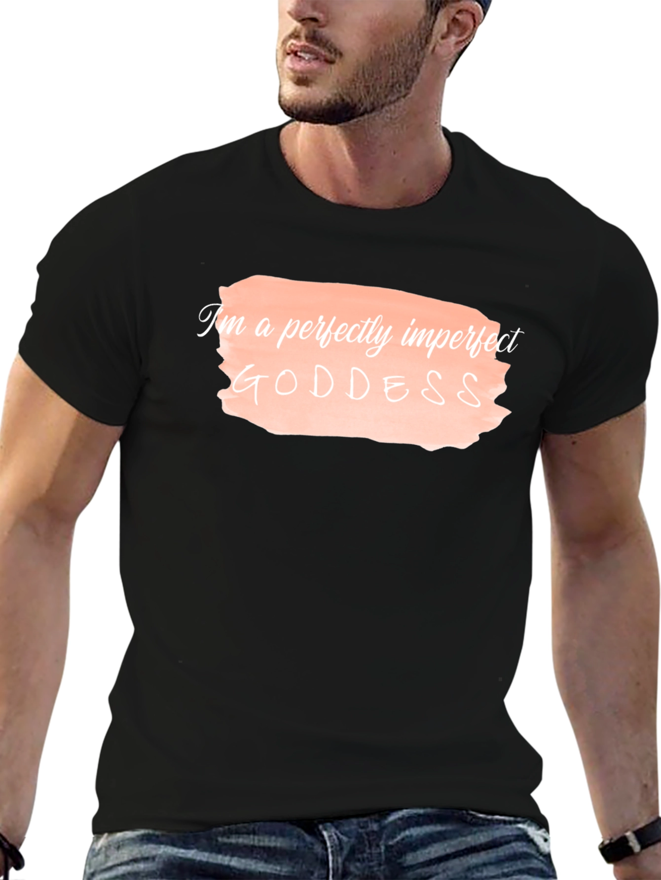 Imperfect Goddess Graphic Tee - Black T-Shirt